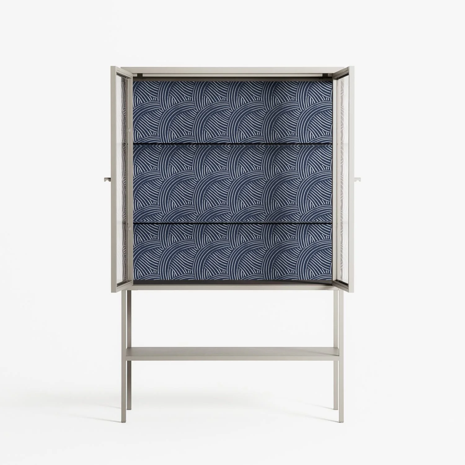 Basket Weave - Loft Cabinet - Katie O’Shea - Pebble - Clear glass - Image 3