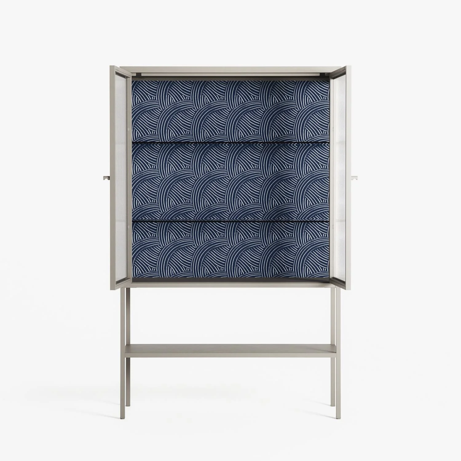 Basket Weave - Loft Cabinet - Katie O’Shea - Pebble - Reeded glass - Image 3