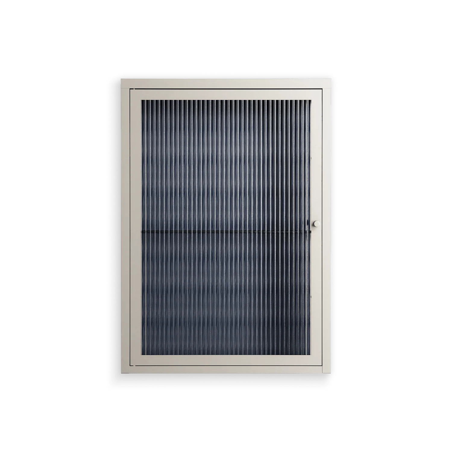 Basket Weave - Wall Cabinet - Katie O’Shea - Pebble - Reeded glass