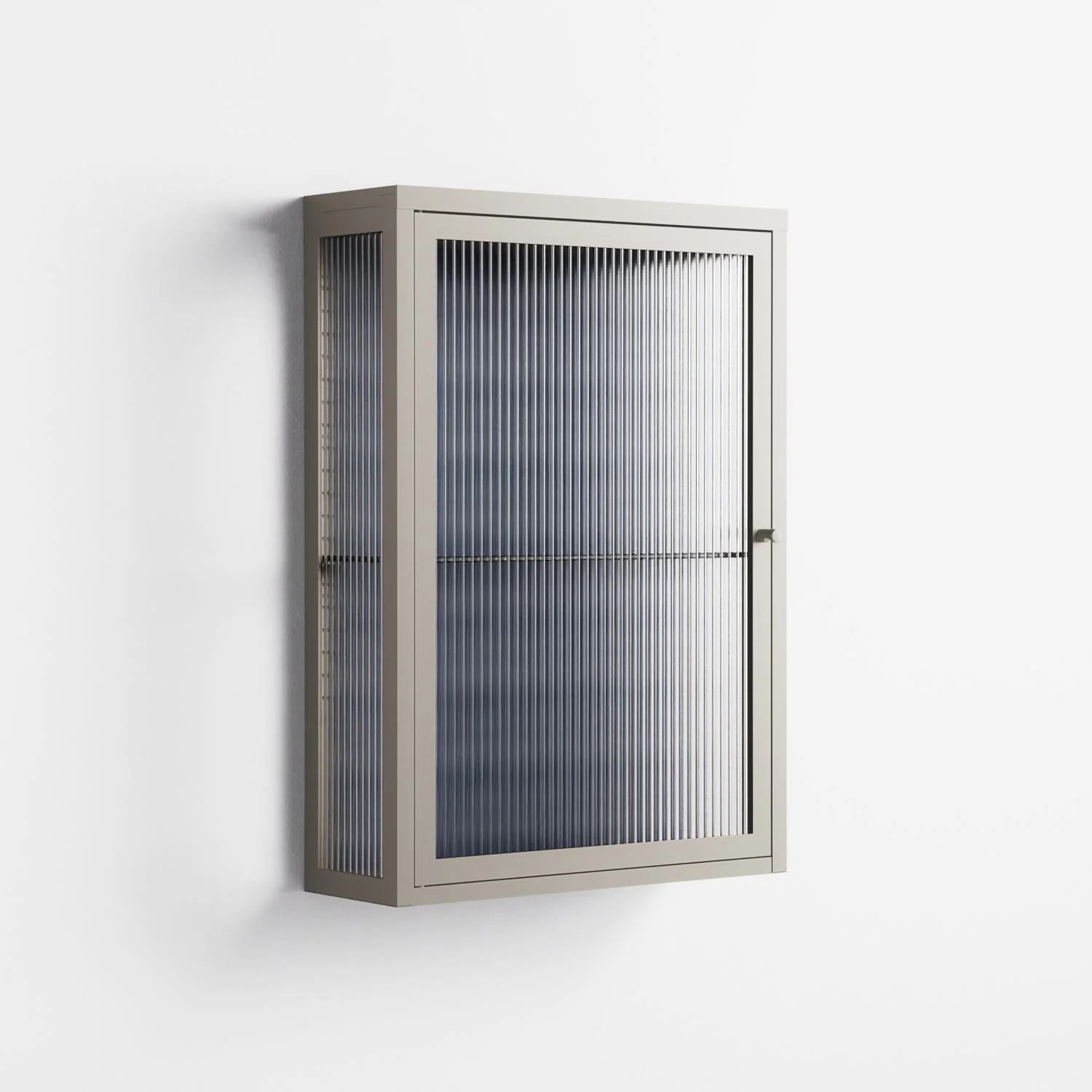 Basket Weave - Wall Cabinet - Katie O’Shea - Pebble - Reeded glass - Image 4