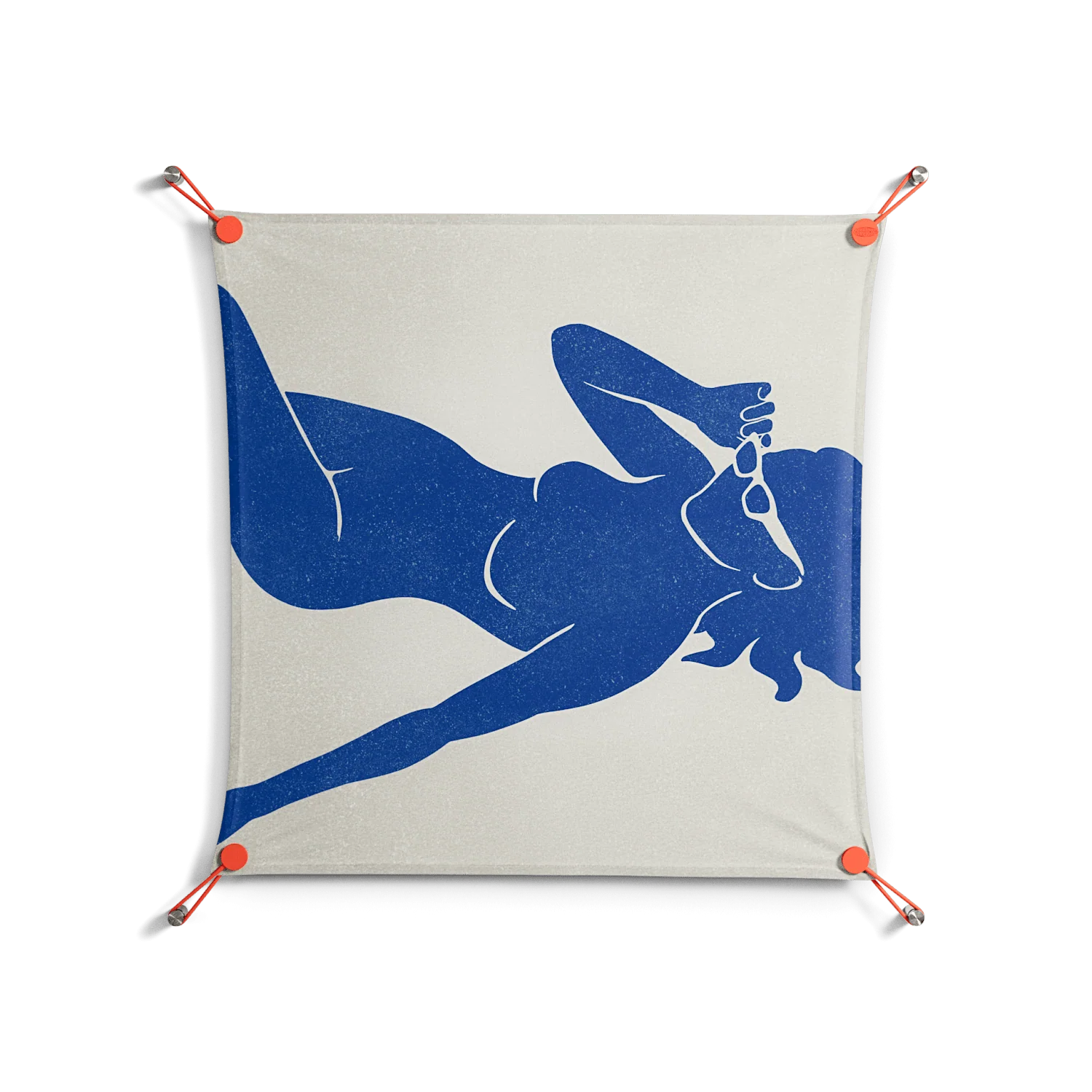 Basking Warmth - Work On Wall - Amy Suther - Orange - 70 x 70 cm