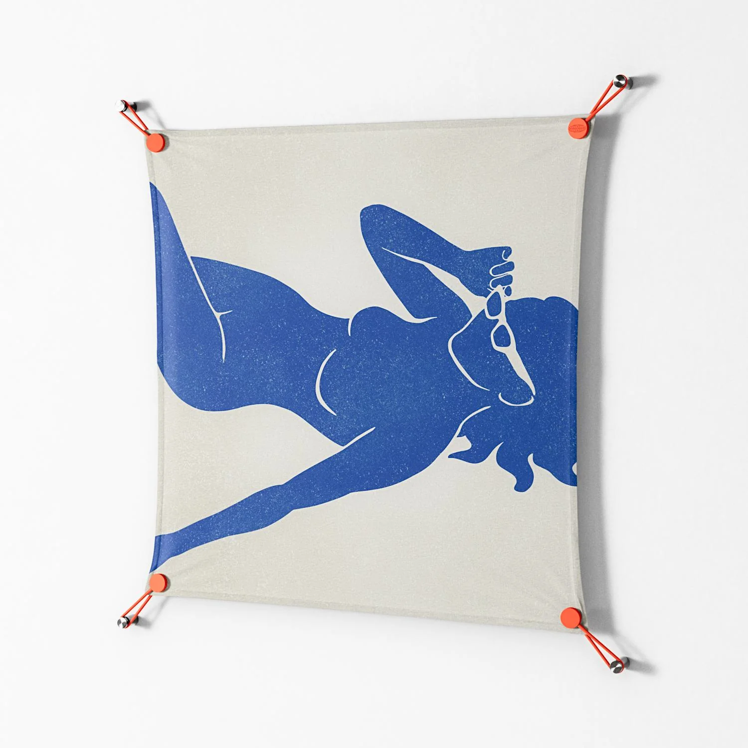 Basking Warmth - Work On Wall - Amy Suther - Orange - 70 x 70 cm - Image 2