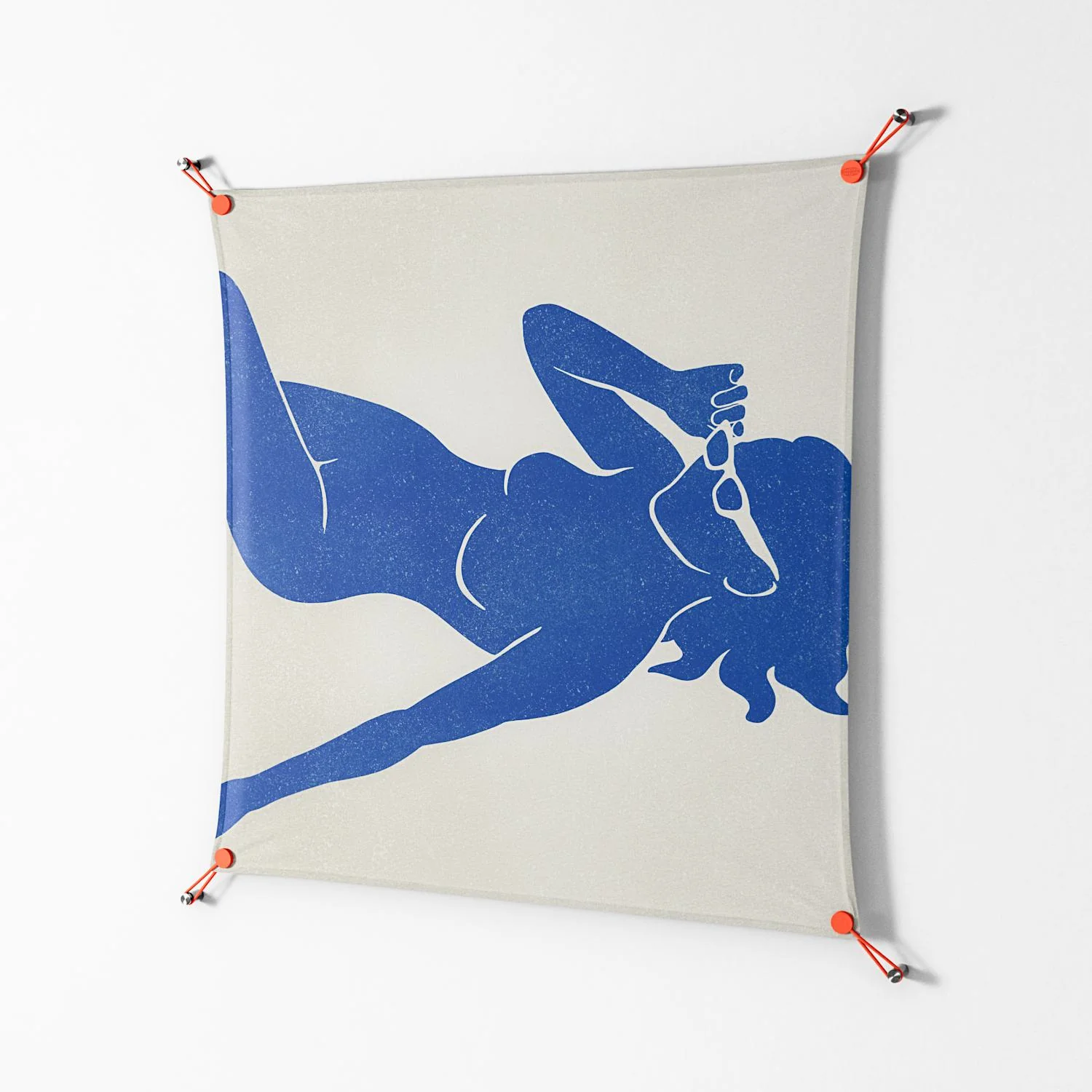 Basking Warmth - Work On Wall - Amy Suther - Orange - 90 x 90 cm - Image 2