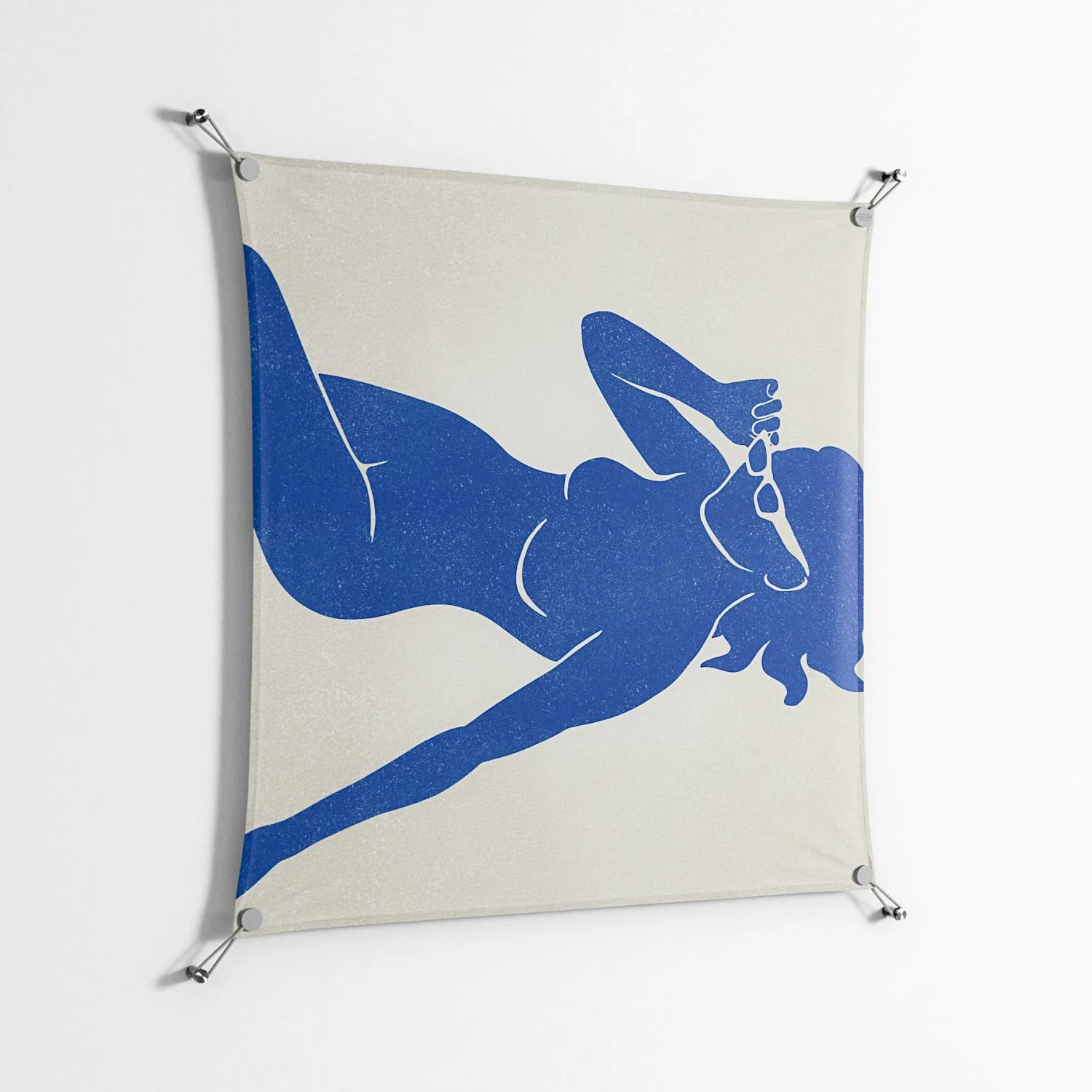 Basking Warmth - Work On Wall - Amy Suther - Silver - 90 x 90 cm - Image 2
