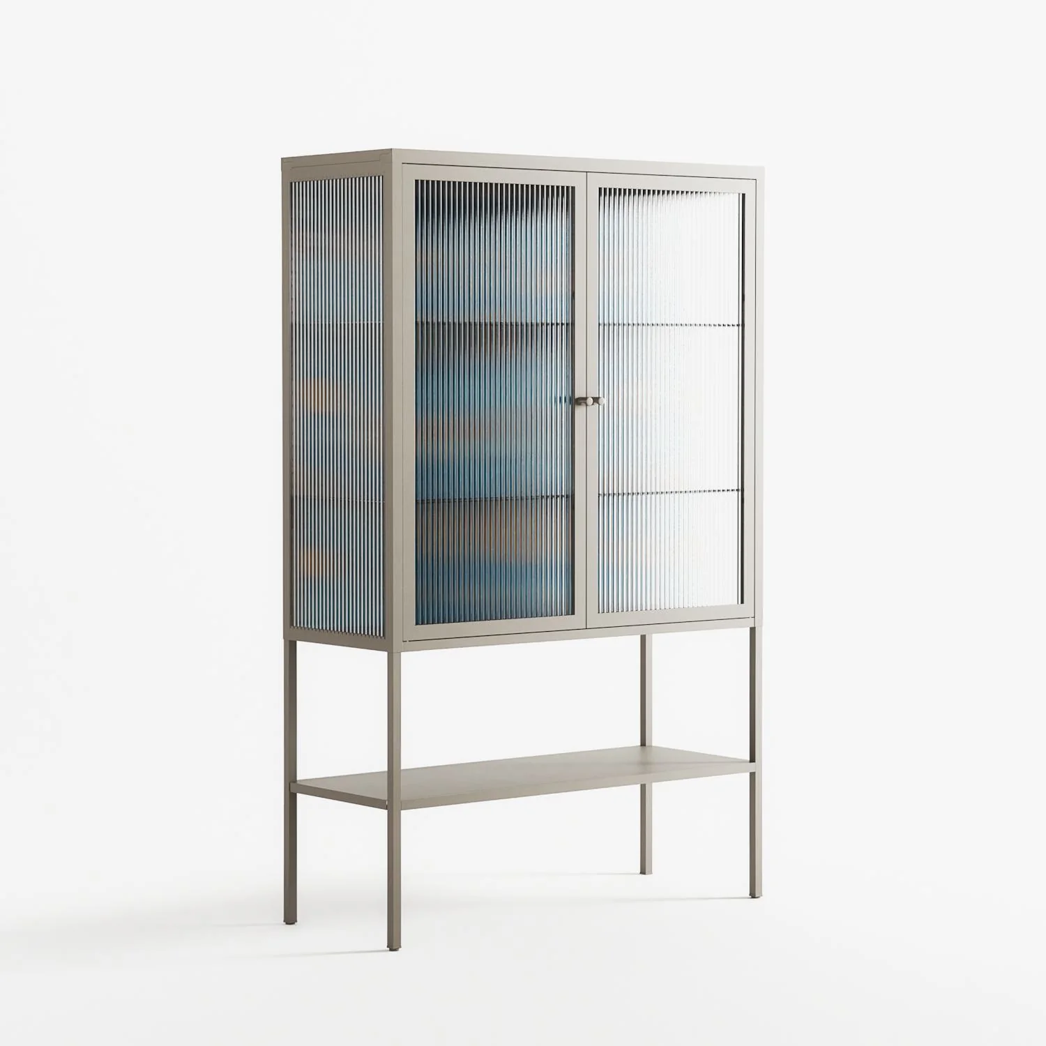 Bellis Bounty Blue - Loft Cabinet - Amy Suther - Pebble - Reeded glass - Image 4
