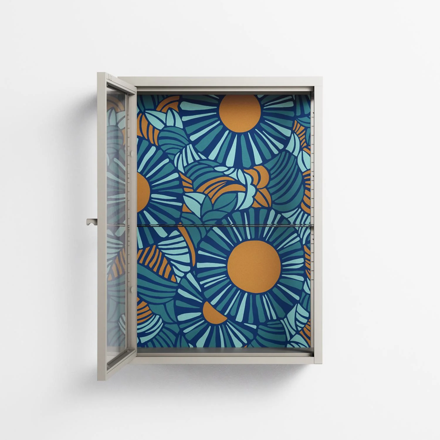 Bellis Bounty Blue - Wall Cabinet - Amy Suther - Pebble - Clear glass - Image 3