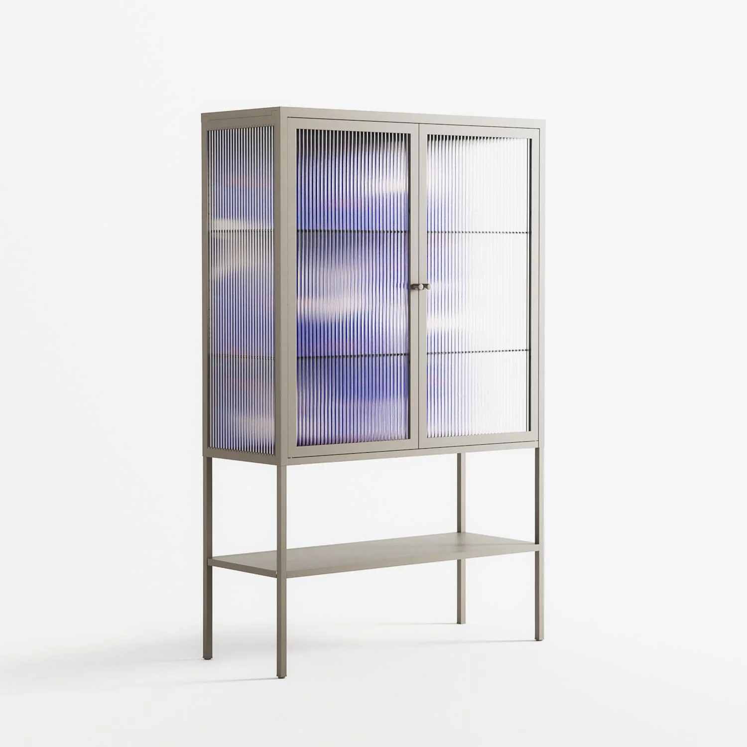 Birds A - Loft Cabinet - Heather Zhou - Pebble - Reeded glass - Image 4