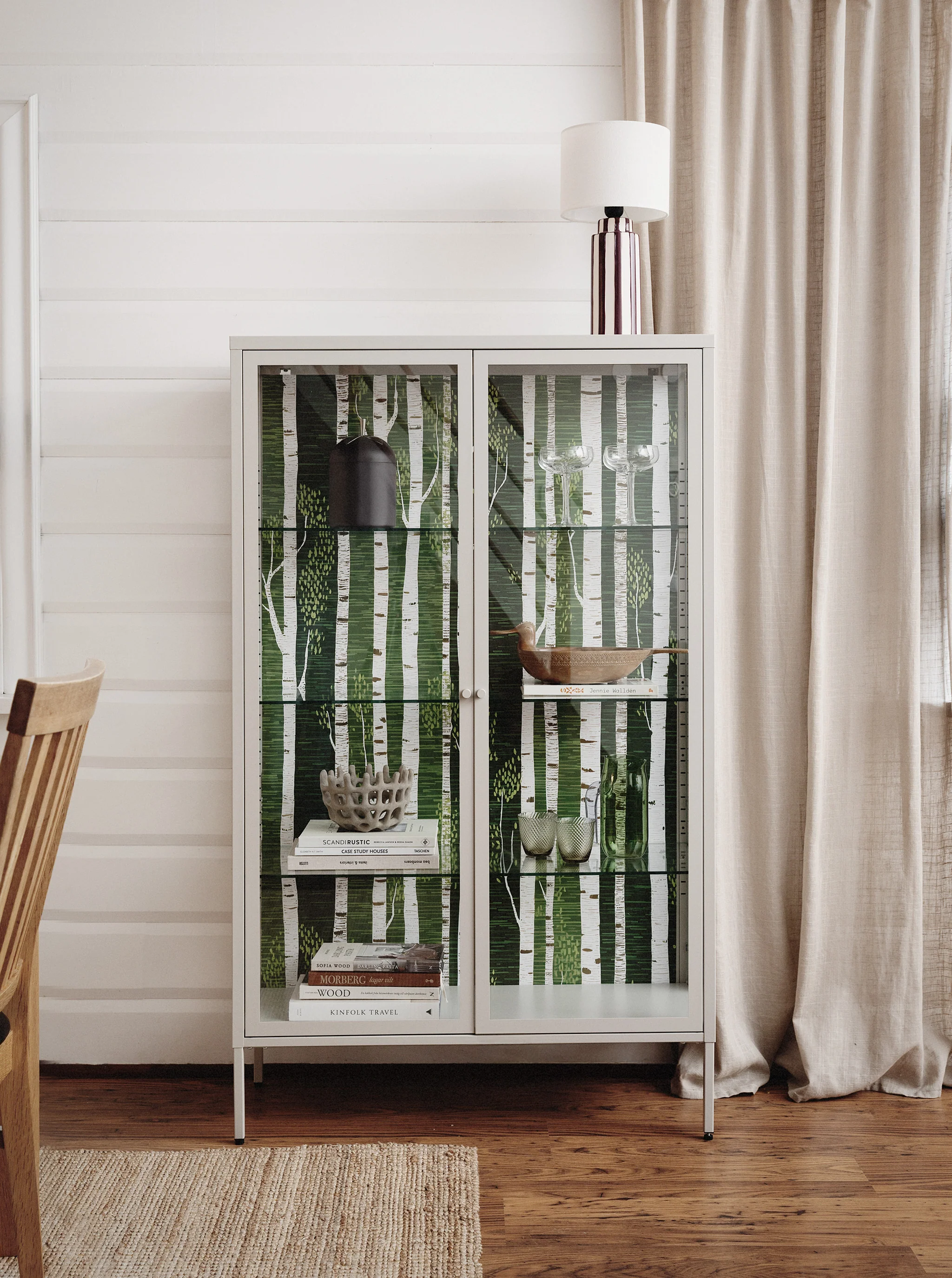 Björkskog - Cabinet - Nur Rydberg - Pebble - Clear glass - Image 2