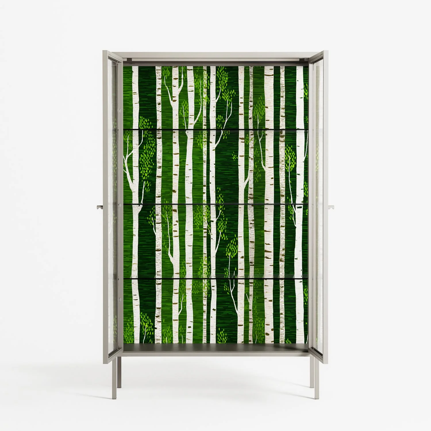 Björkskog - Cabinet - Nur Rydberg - Pebble - Clear glass - Image 4