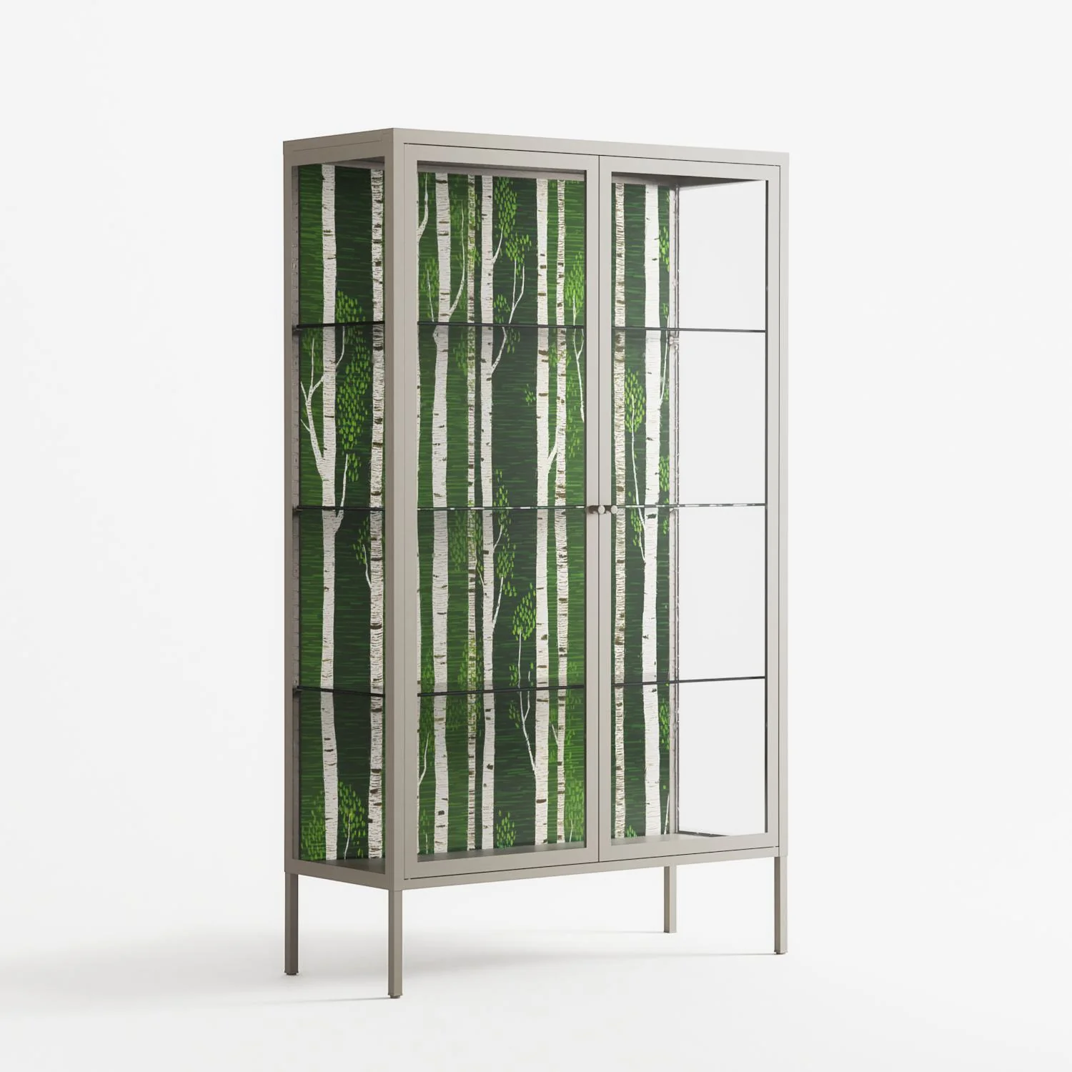 Björkskog - Cabinet - Nur Rydberg - Pebble - Clear glass - Image 5