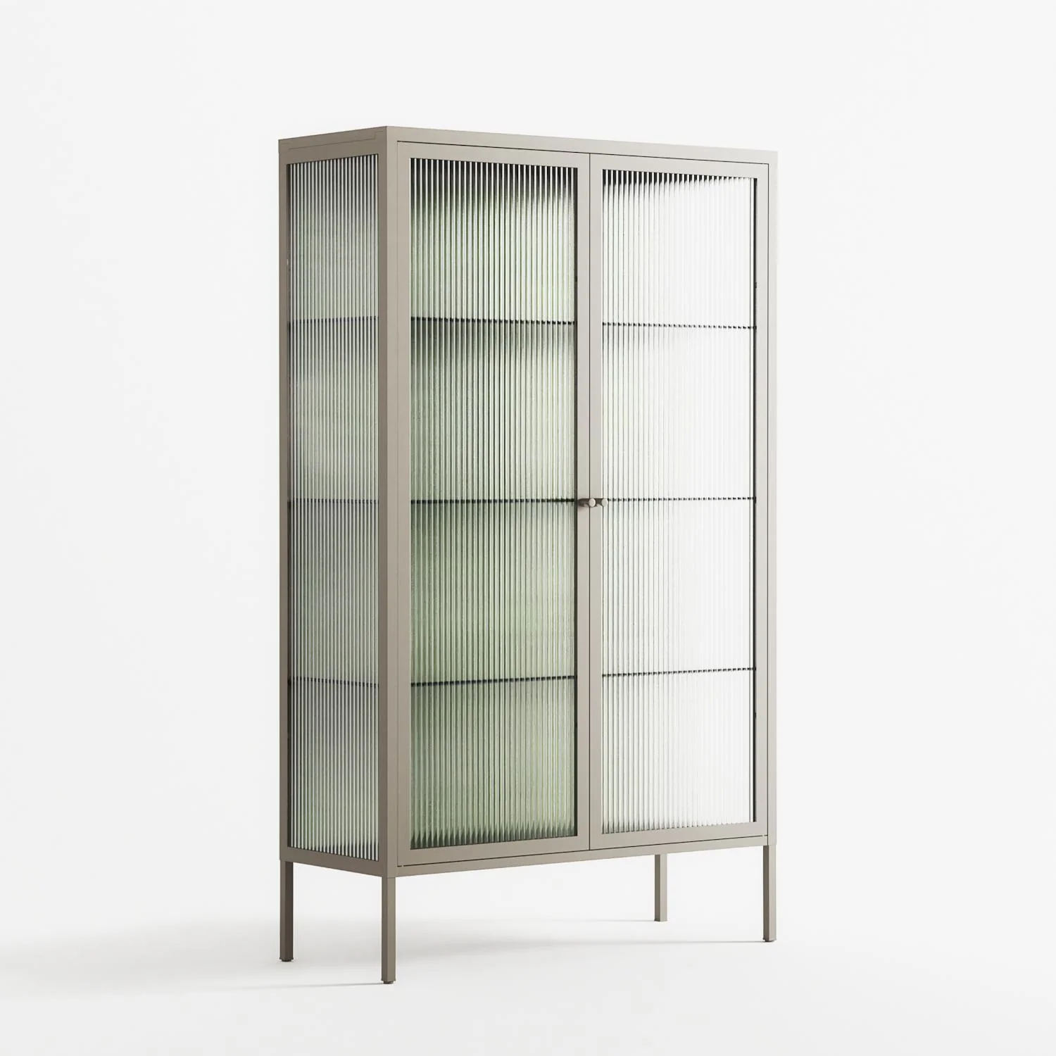 Björkskog - Cabinet - Nur Rydberg - Pebble - Reeded glass - Image 4