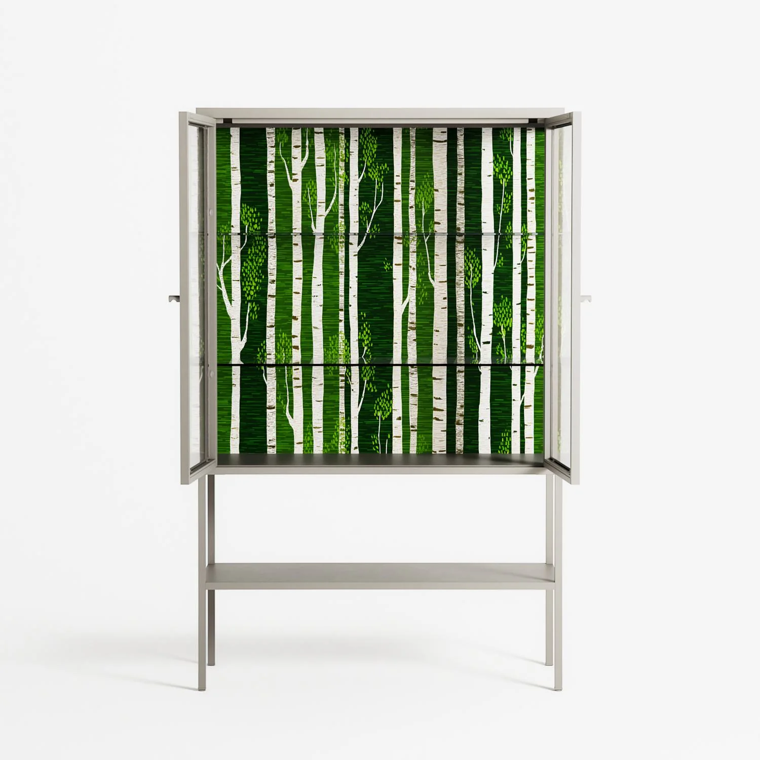 Björkskog - Loft Cabinet - Nur Rydberg - Pebble - Clear glass - Image 3