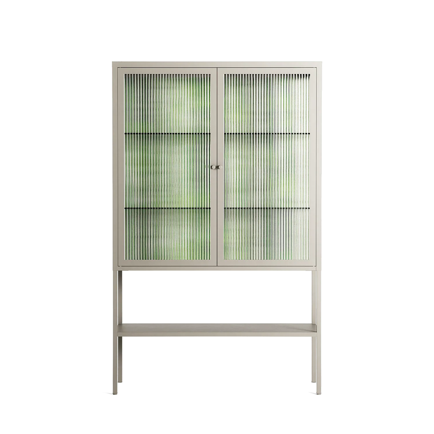 Björkskog - Loft Cabinet - Nur Rydberg - Pebble - Reeded glass