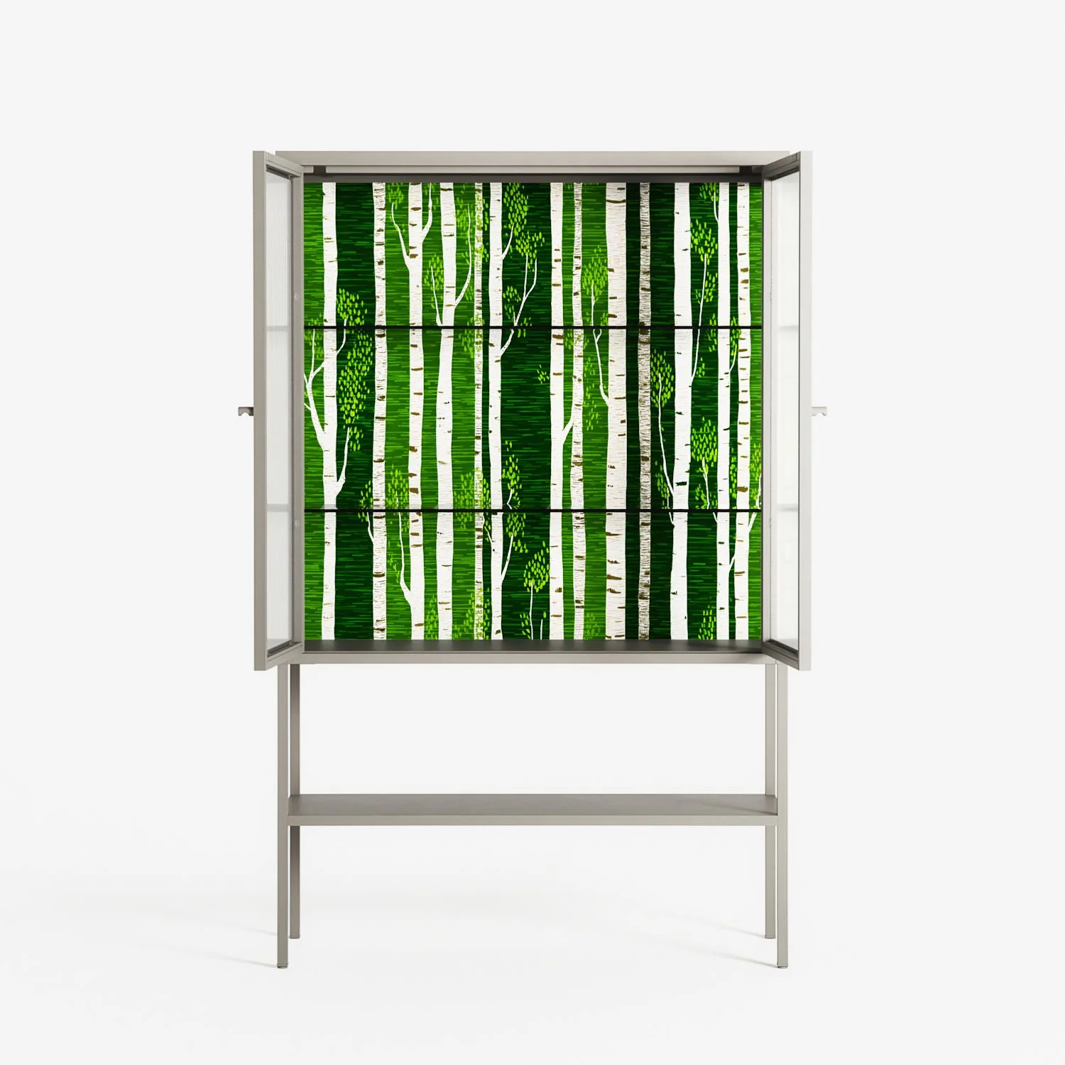 Björkskog - Loft Cabinet - Nur Rydberg - Pebble - Reeded glass - Image 3