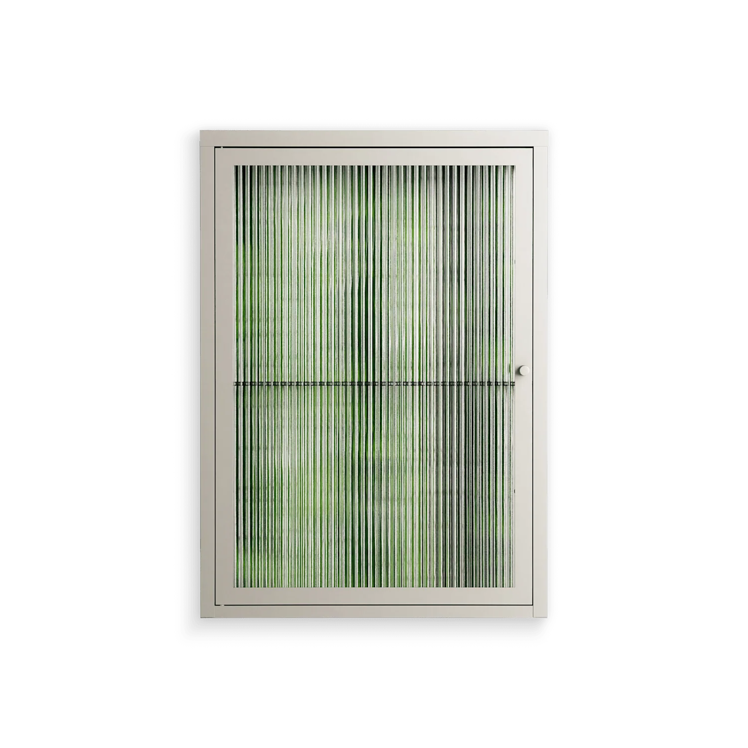 Björkskog - Wall Cabinet - Nur Rydberg - Pebble - Reeded glass
