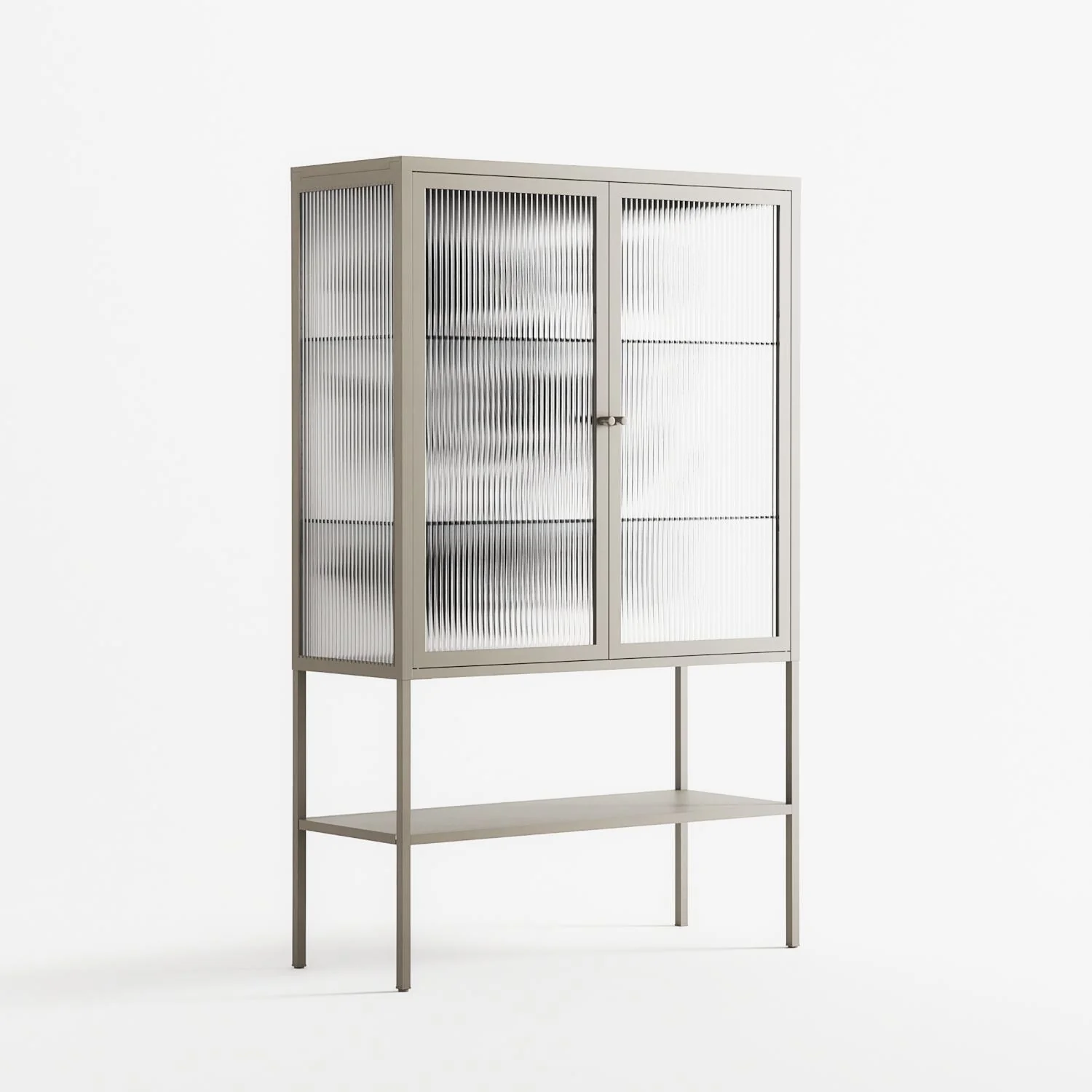 Black Birds - Loft Cabinet - Konrad Blaszczyk - Pebble - Reeded glass - Image 4