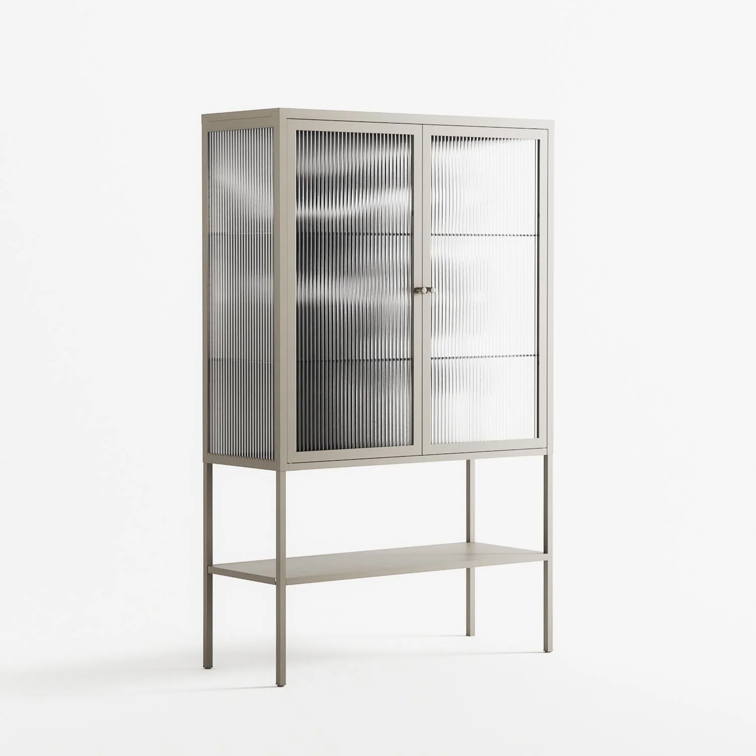 Black Cat - Loft Cabinet - Konrad Blaszczyk - Pebble - Reeded glass - Image 4