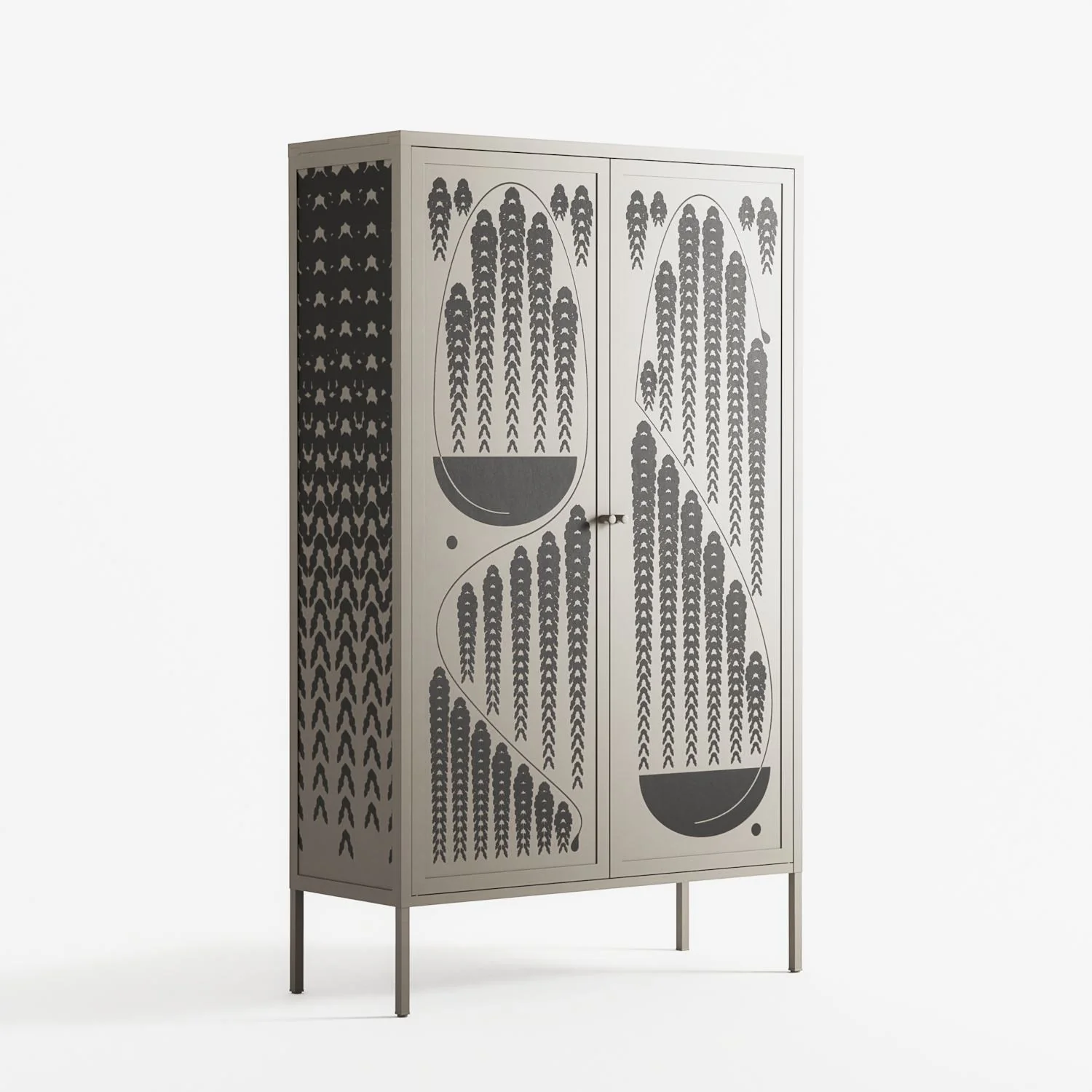 Black Fern - Cabinet - Konrad Blaszczyk - Pebble - Overlay Metal - Image 4