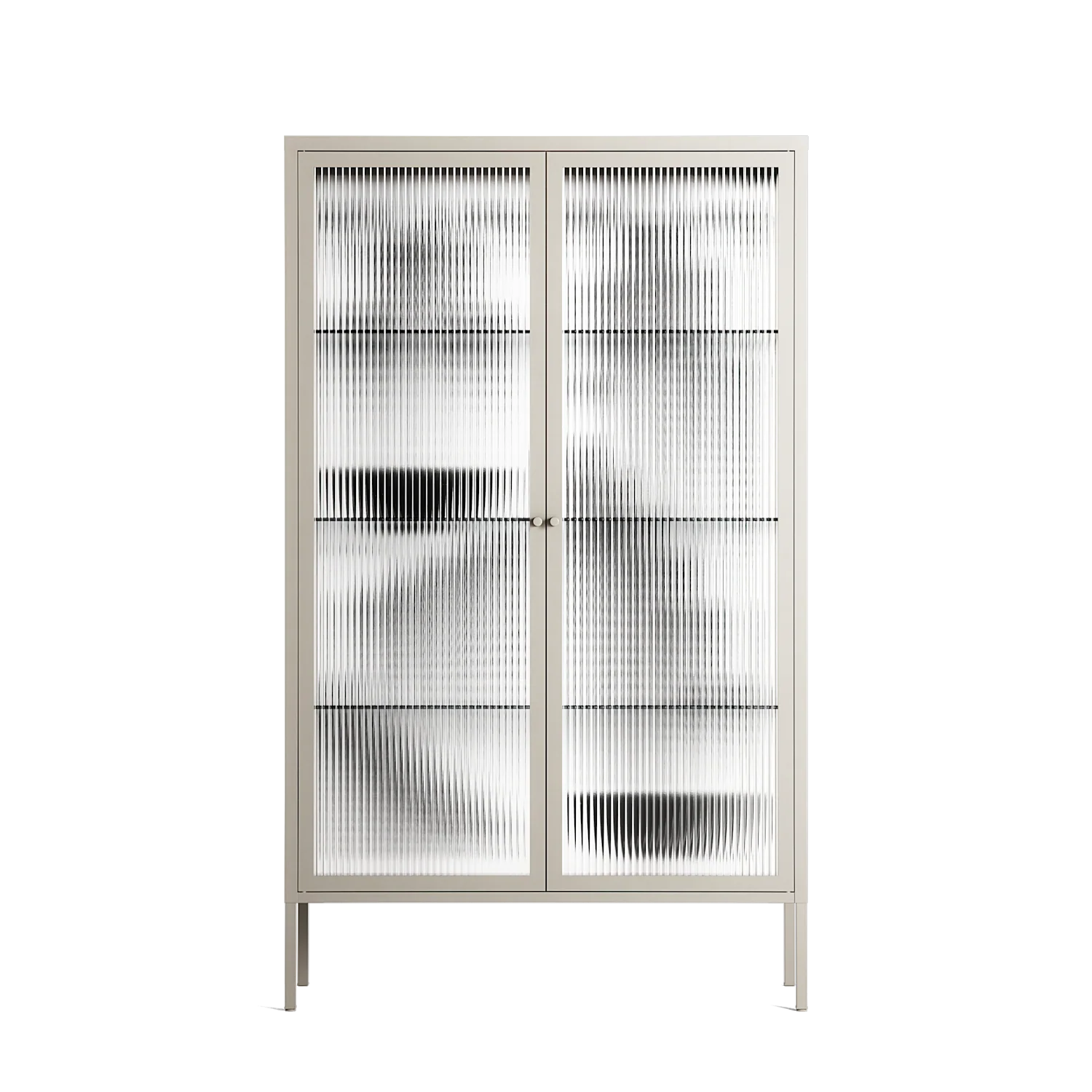 Black Fern - Cabinet - Konrad Blaszczyk - Pebble - Reeded glass