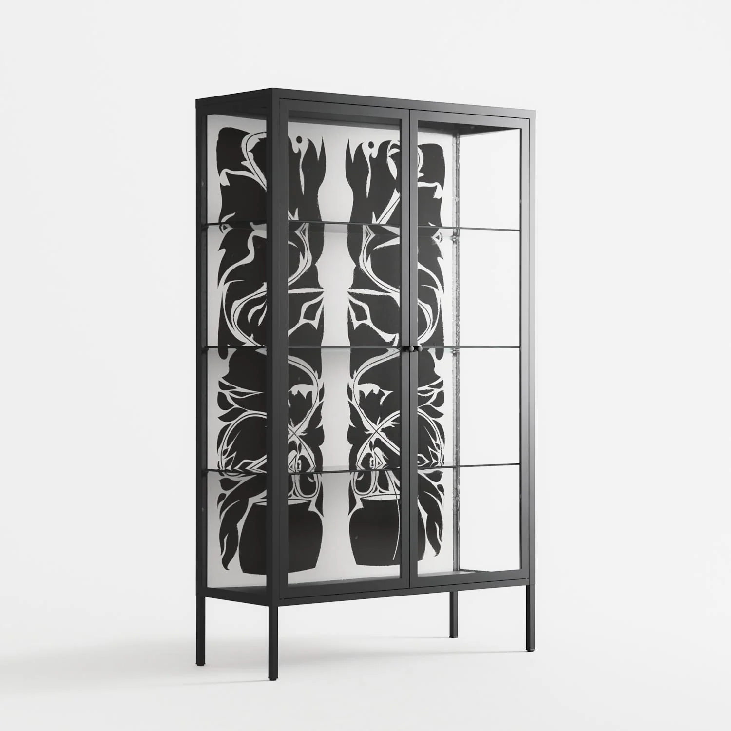 Black Potted Plant - Cabinet - Konrad Blaszczyk - Antracite - Clear glass - Image 4