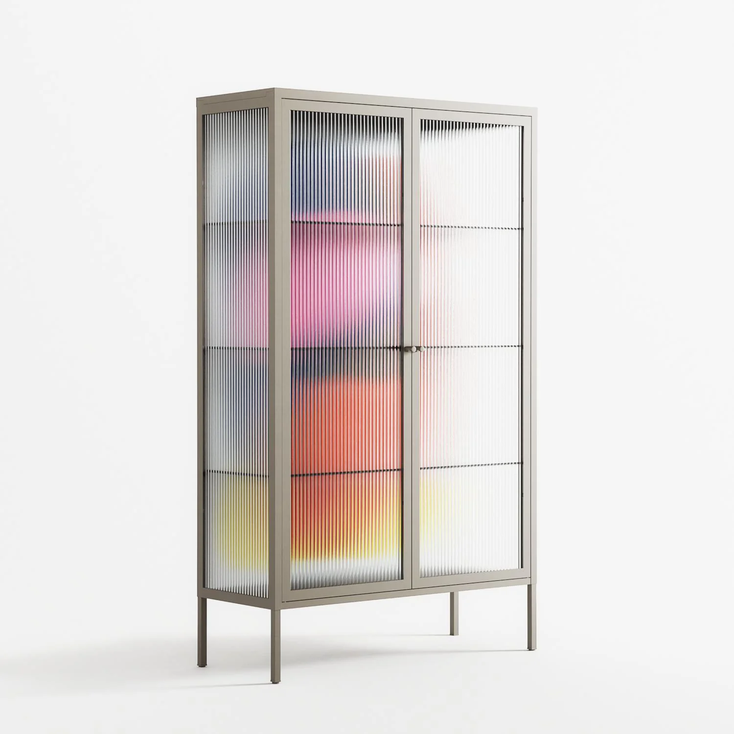 Blends - Cabinet - Vratislav Pecka - Pebble - Reeded glass - Image 4