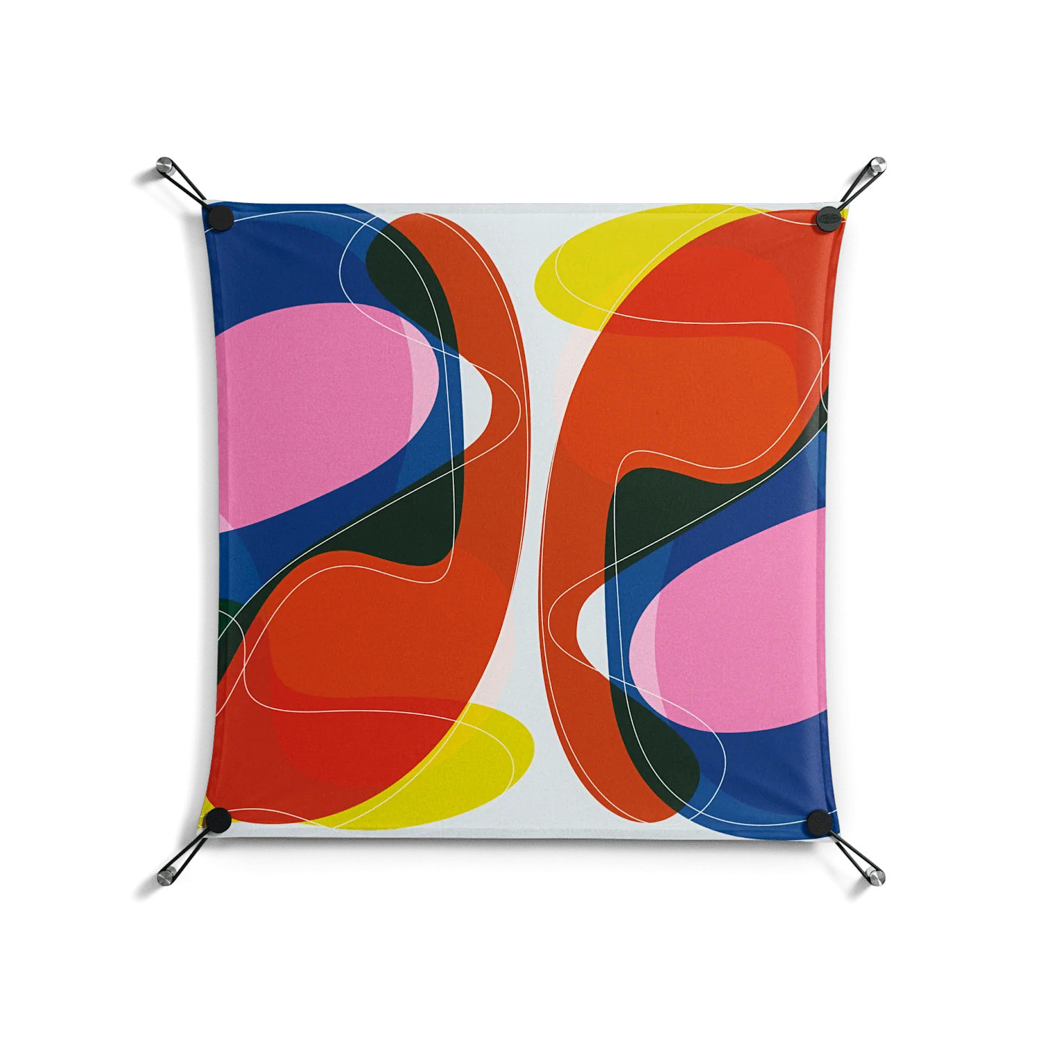 Blends Duo - Work On Wall - Vratislav Pecka - Black - 70 x 70 cm