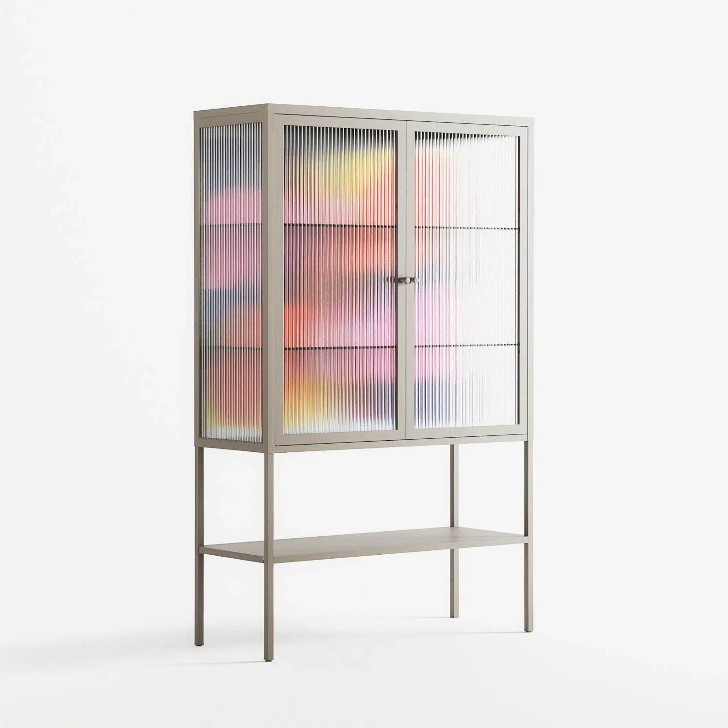 Blends - Loft Cabinet - Vratislav Pecka - Pebble - Reeded glass - Image 4