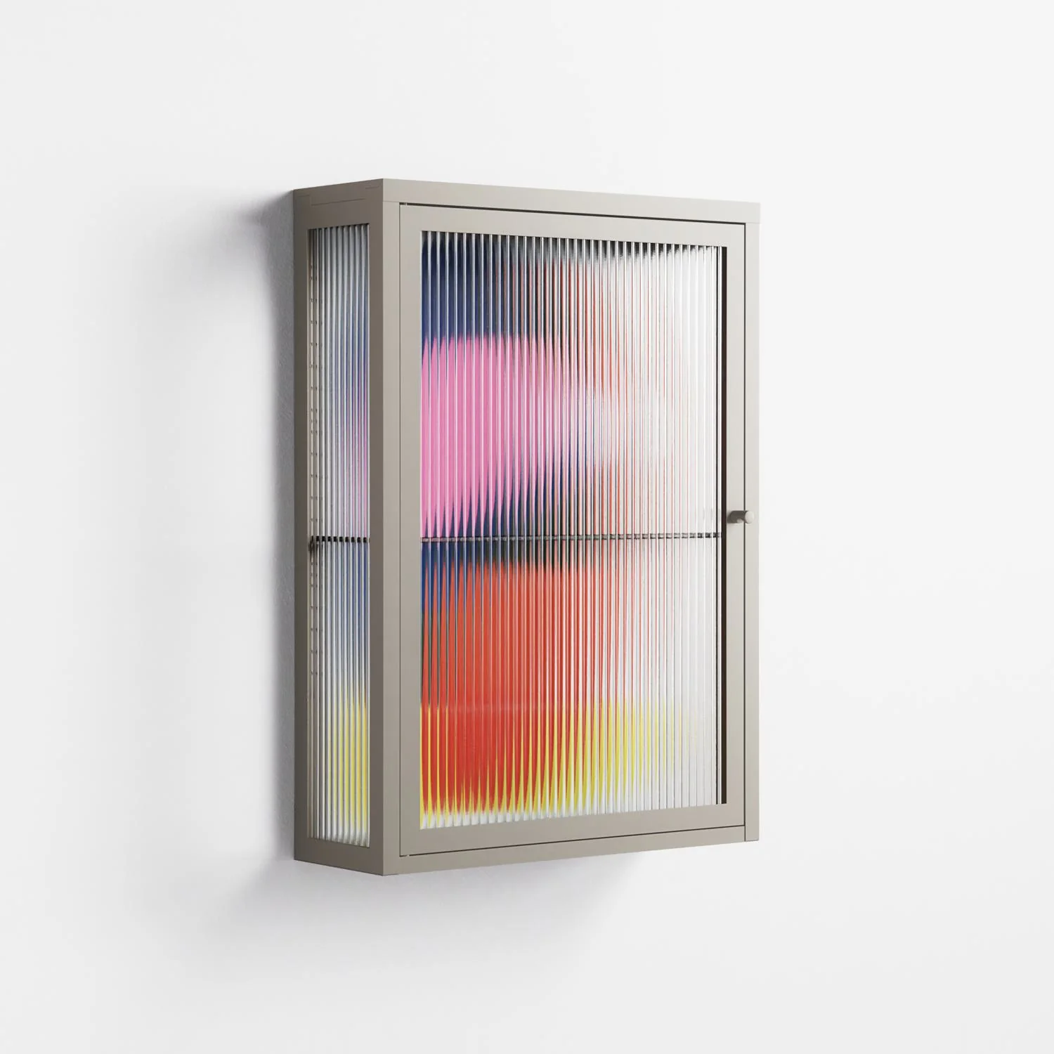 Blends - Wall Cabinet - Vratislav Pecka - Pebble - Reeded glass - Image 4