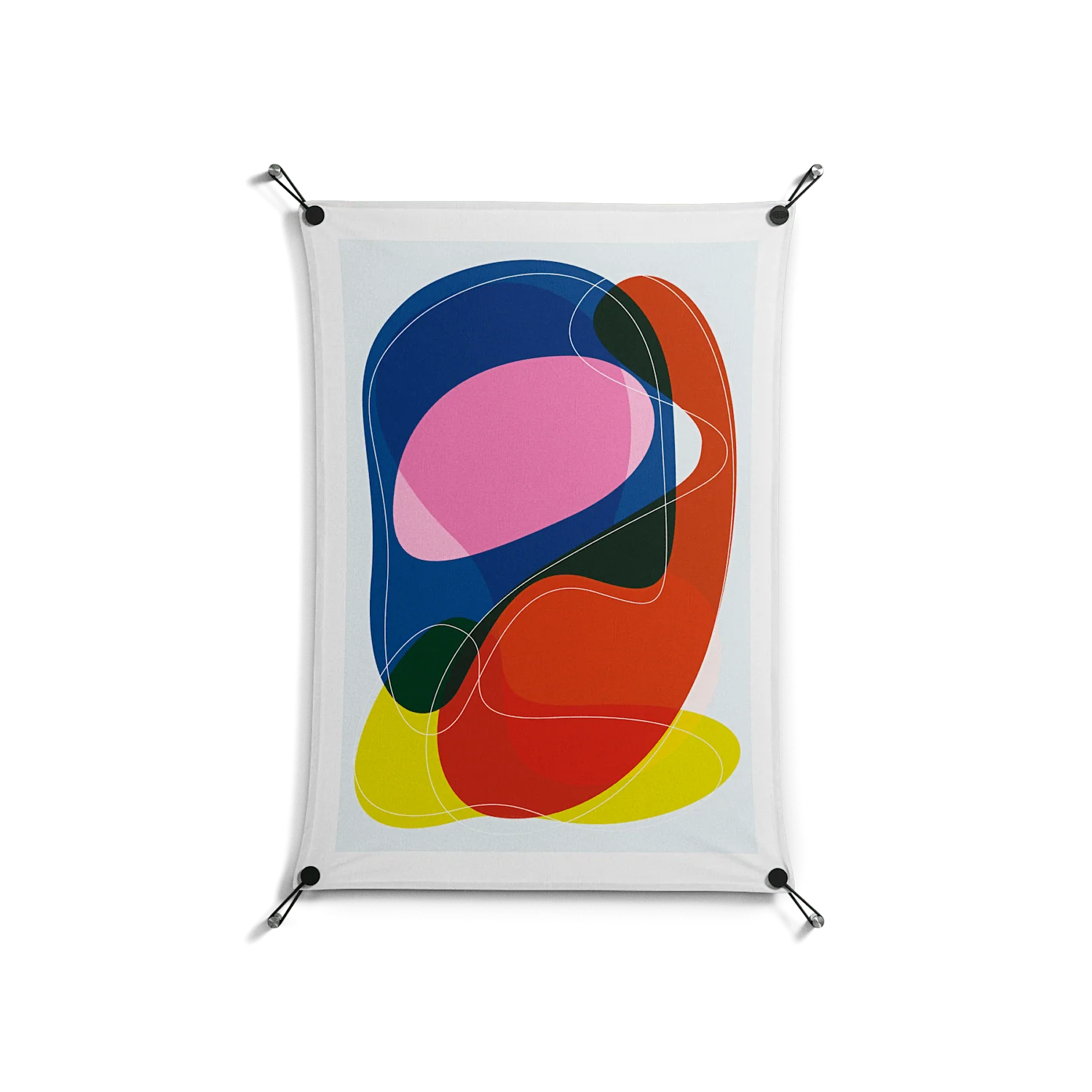Blends - Work On Wall - Vratislav Pecka - Black - 70 x 100 cm