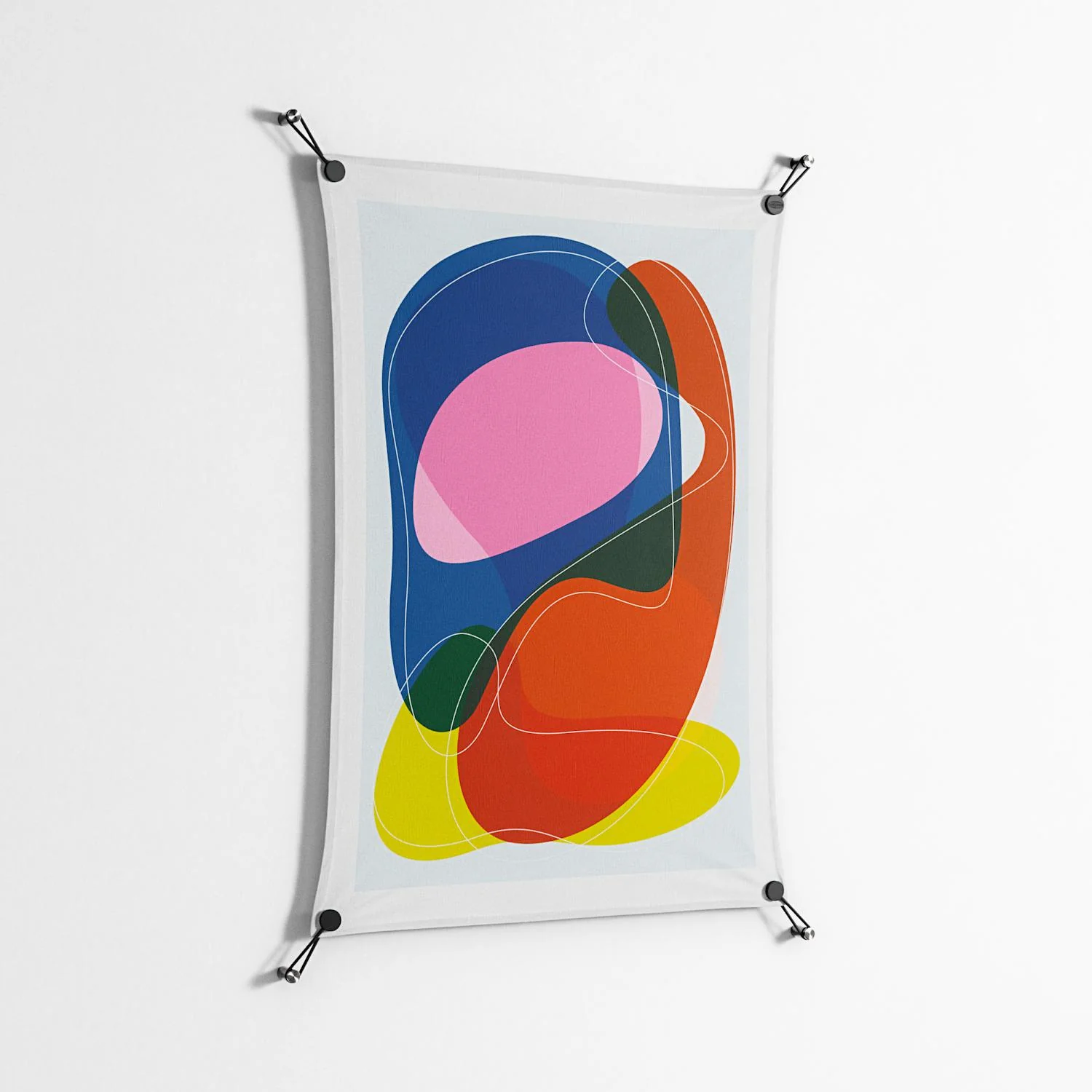 Blends - Work On Wall - Vratislav Pecka - Black - 70 x 100 cm - Image 2