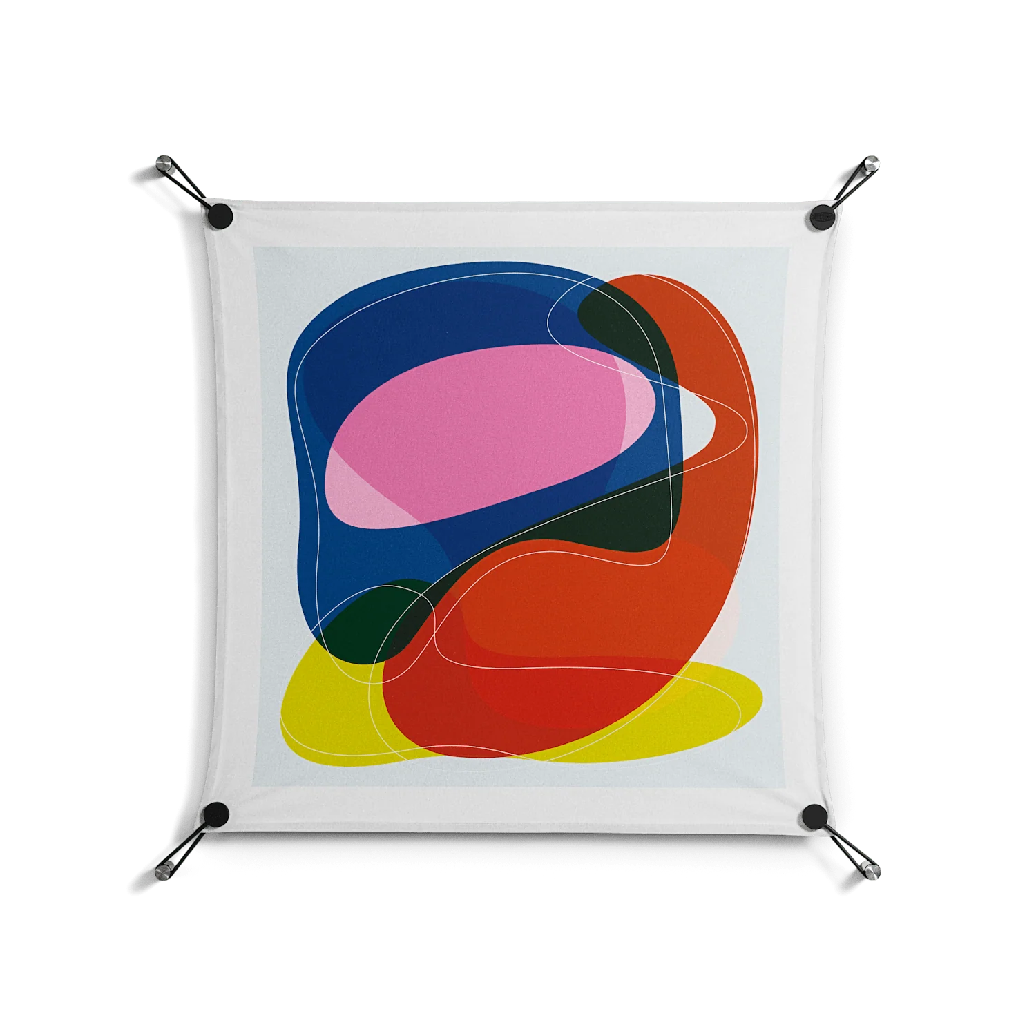 Blends - Work On Wall - Vratislav Pecka - Black - 70 x 70 cm