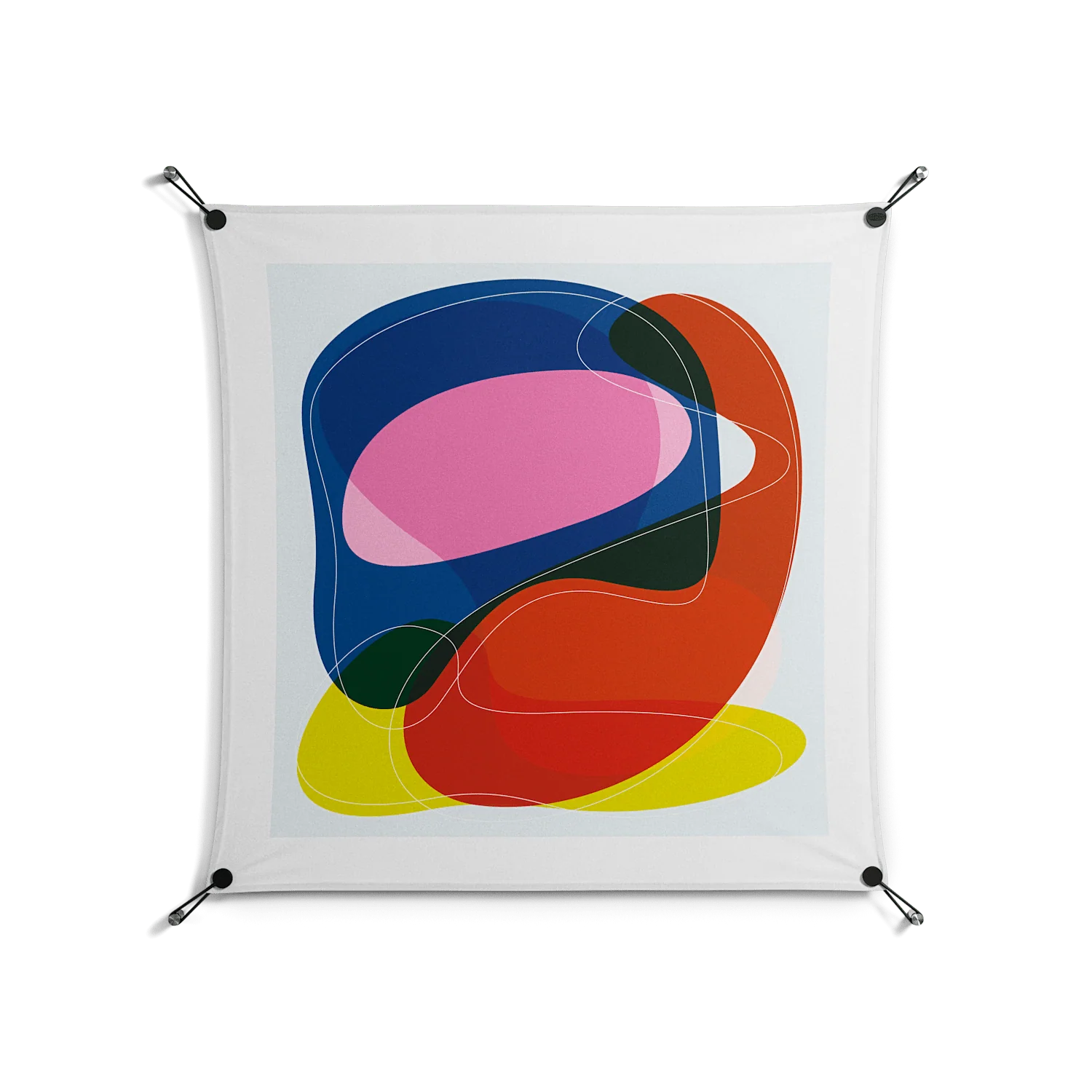 Blends - Work On Wall - Vratislav Pecka - Black - 90 x 90 cm