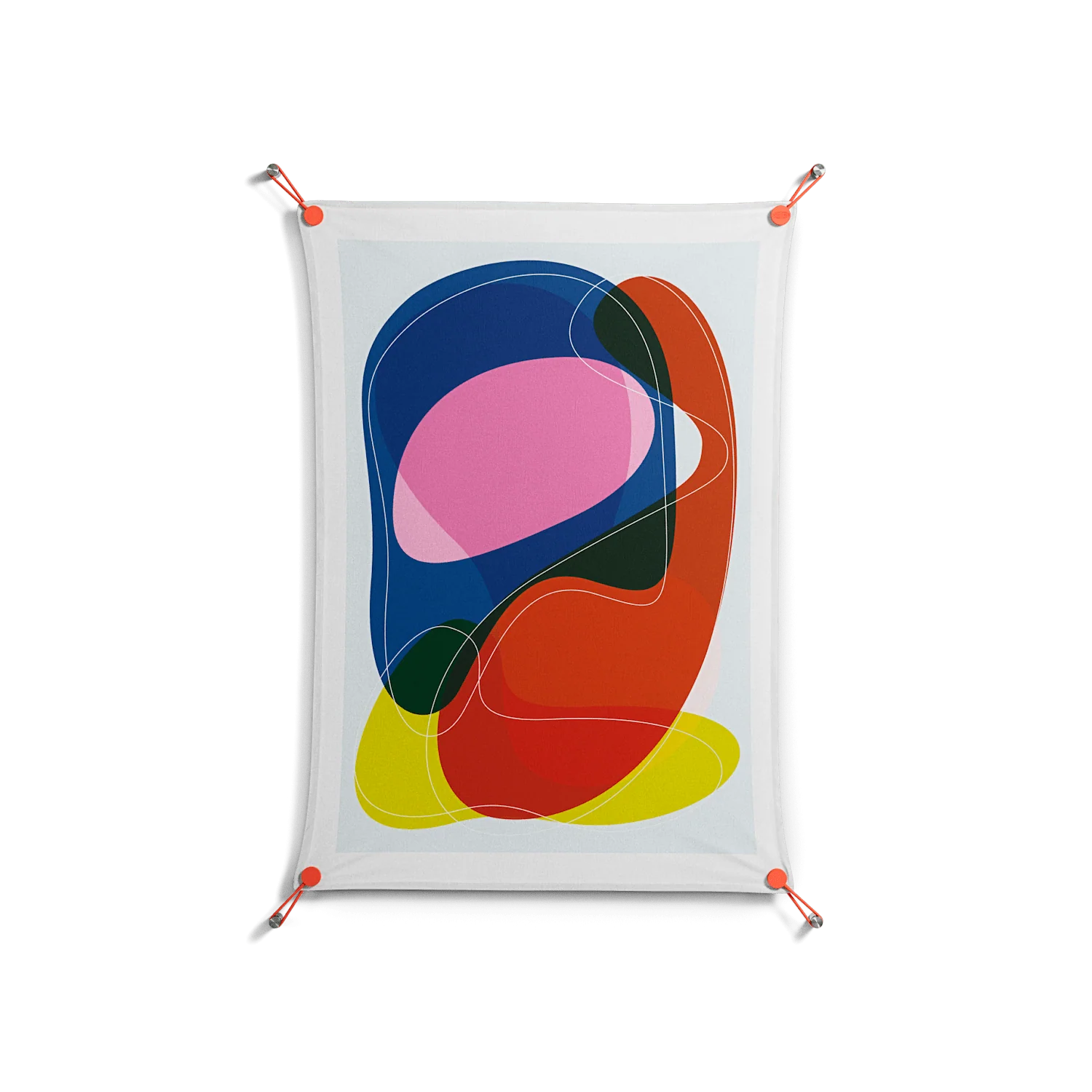 Blends - Work On Wall - Vratislav Pecka - Orange - 70 x 100 cm