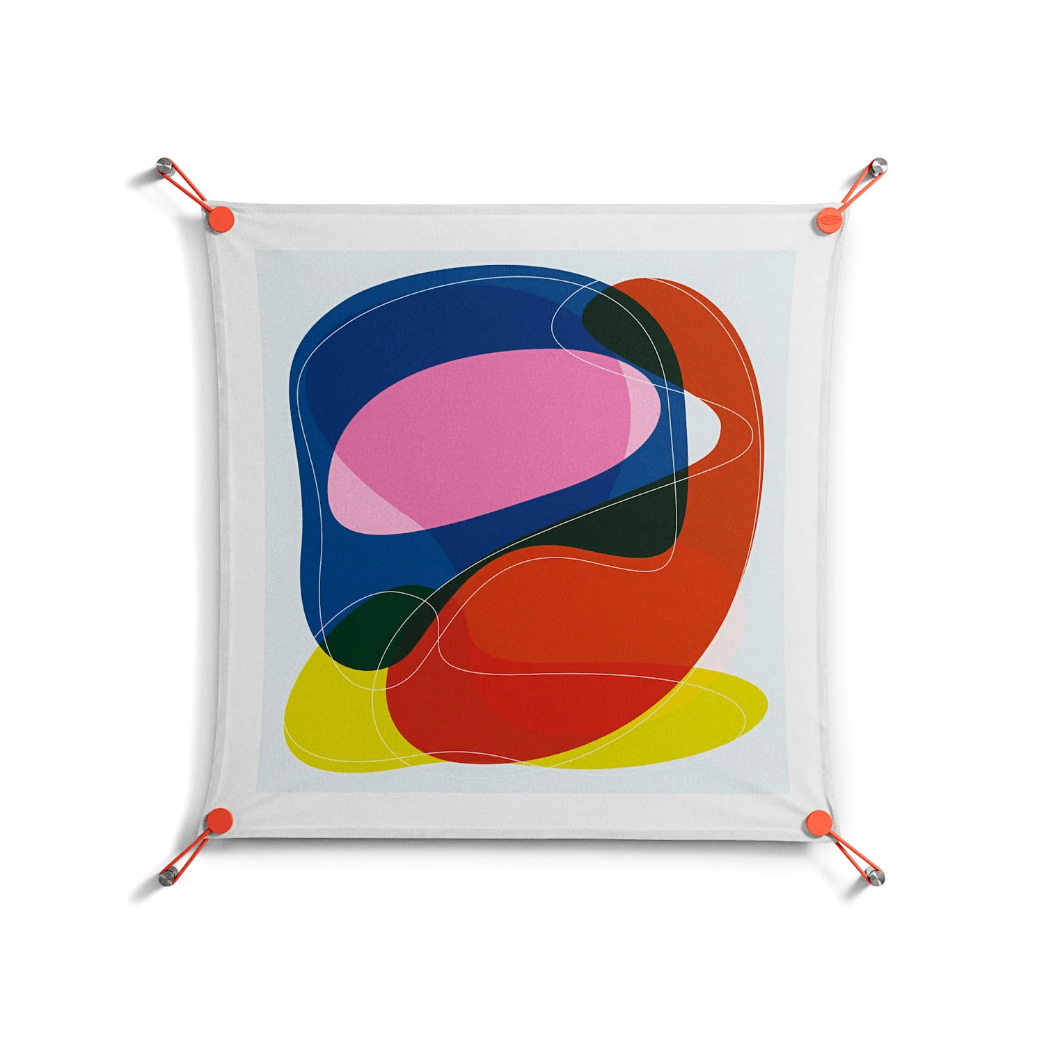 Blends - Work On Wall - Vratislav Pecka - Orange - 70 x 70 cm