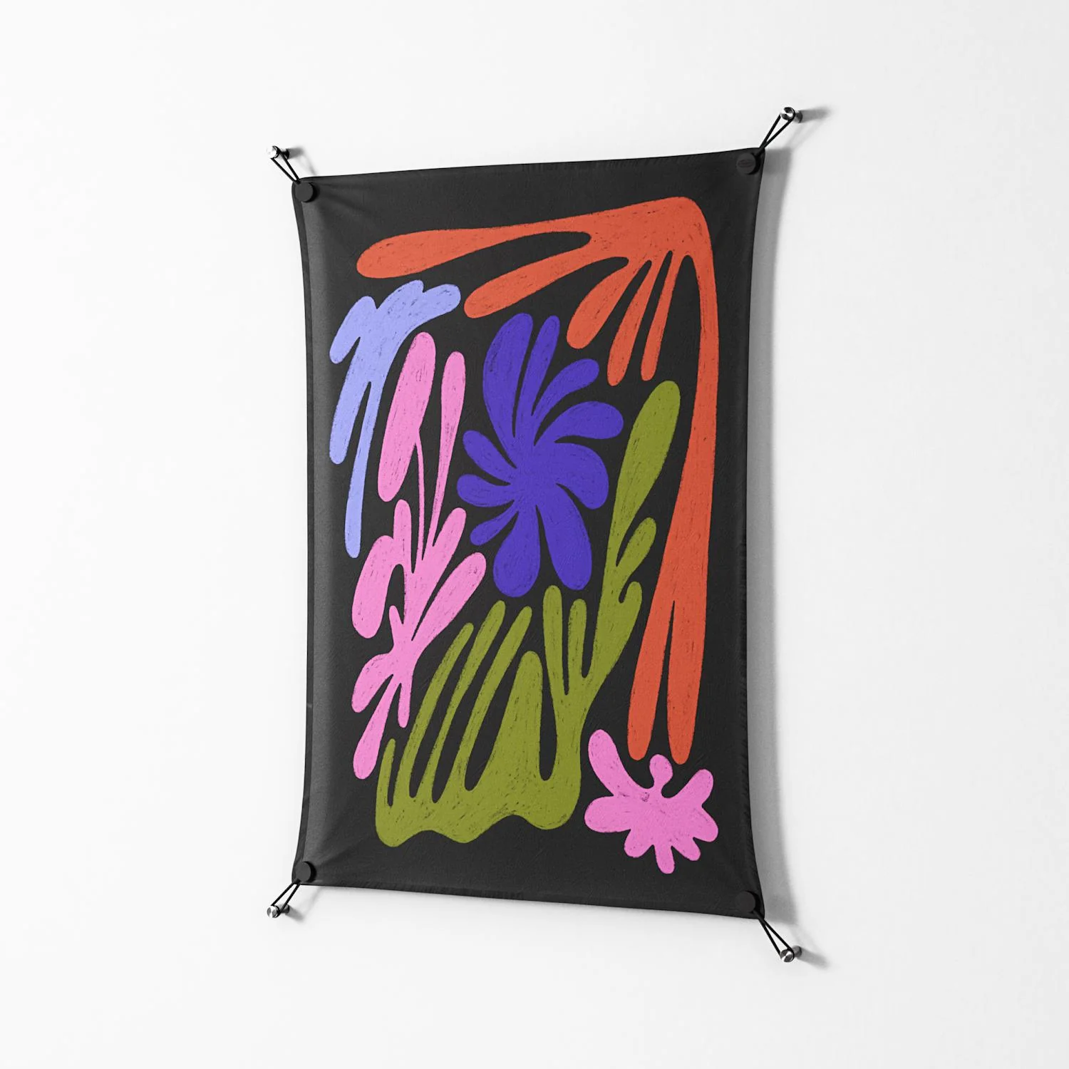 Blobs - Work On Wall - Magda March - Black - 70 x 100 cm - Image 2