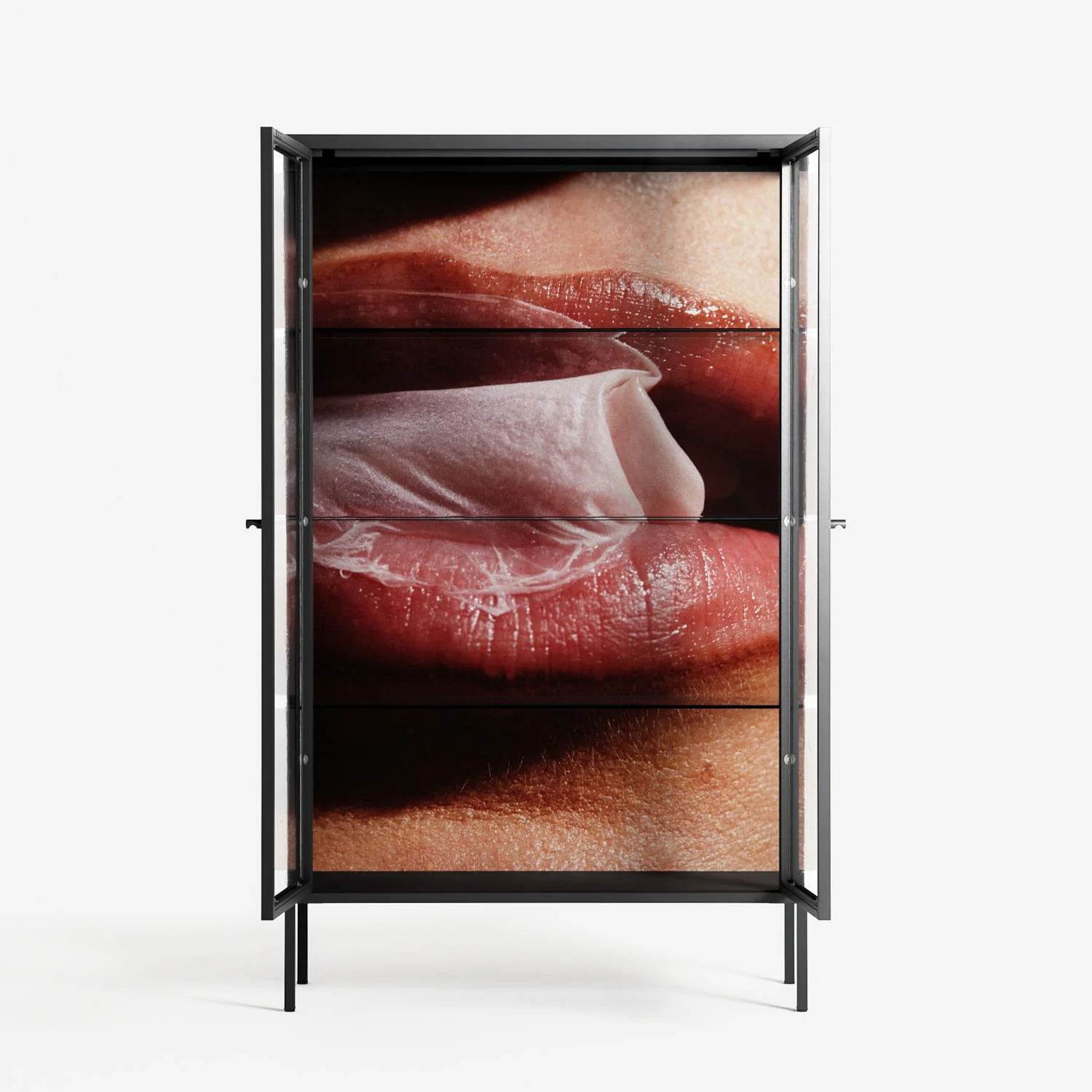 Blow - Cabinet - Nadia Ryder - Antracite - Clear glass - Image 3