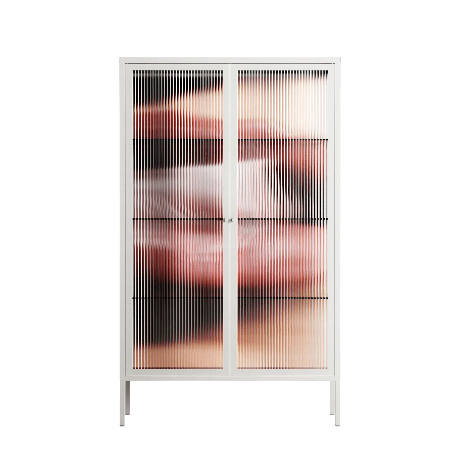 Blow - Cabinet - Nadia Ryder - Chalk - Reeded glass
