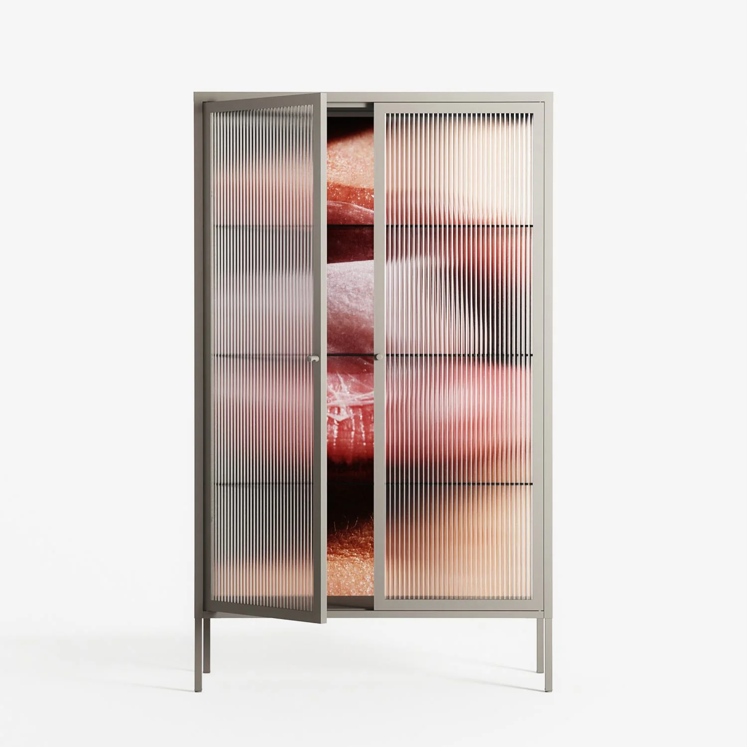 Blow - Cabinet - Nadia Ryder - Pebble - Reeded glass - Image 2