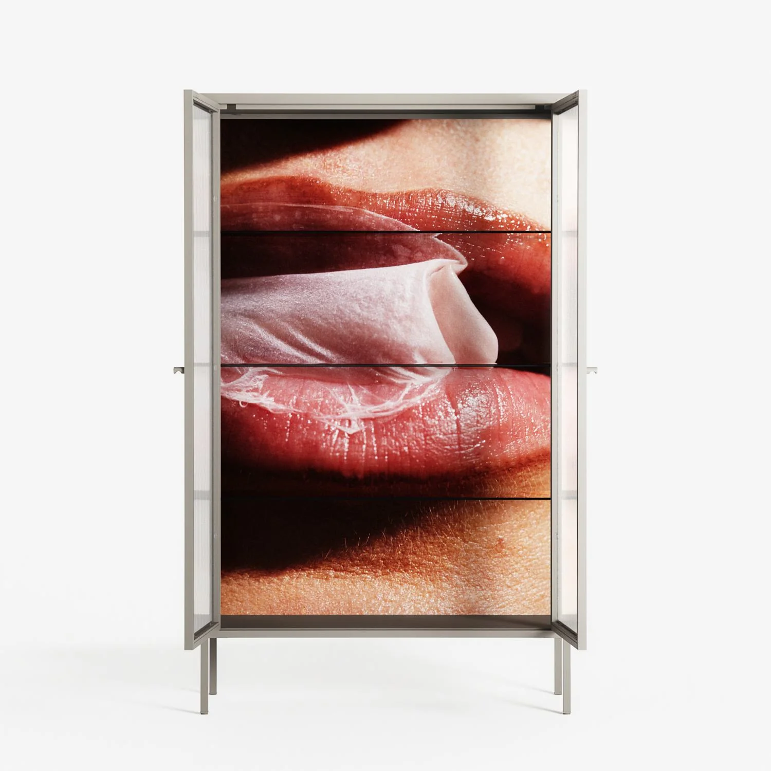 Blow - Cabinet - Nadia Ryder - Pebble - Reeded glass - Image 3