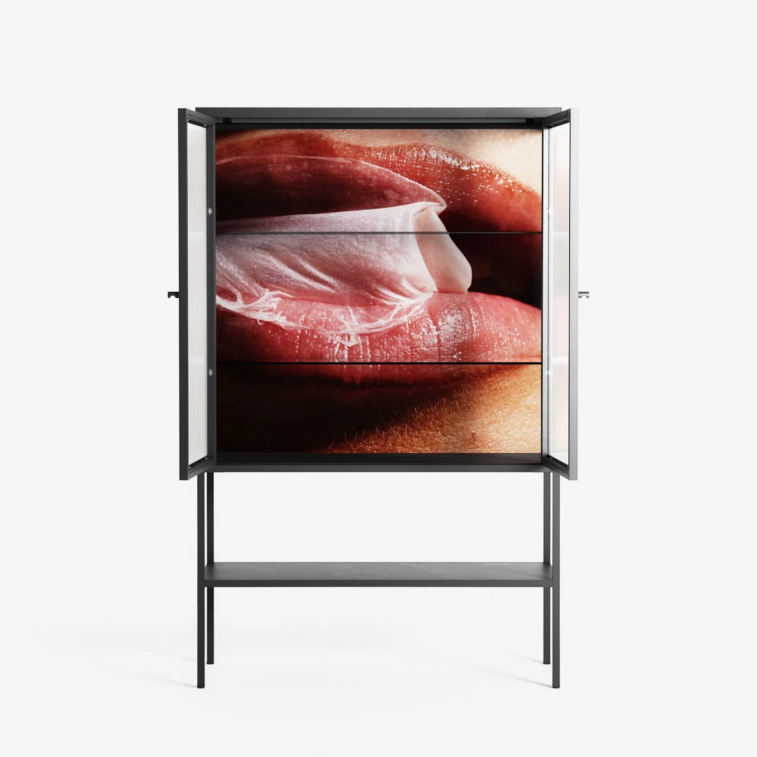 Blow - Loft Cabinet - Nadia Ryder - Antracite - Reeded glass - Image 3