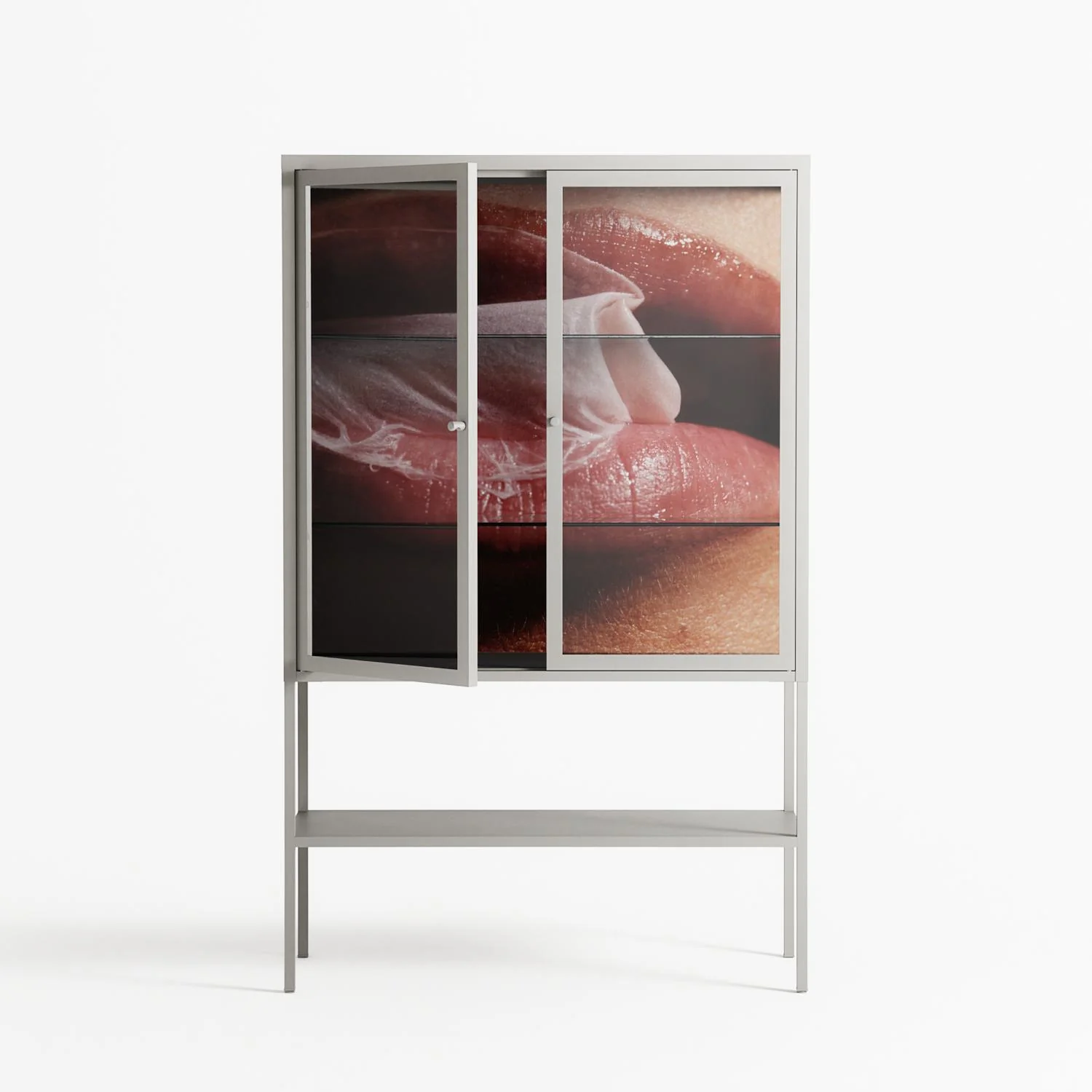 Blow - Loft Cabinet - Nadia Ryder - Chalk - Clear glass - Image 2
