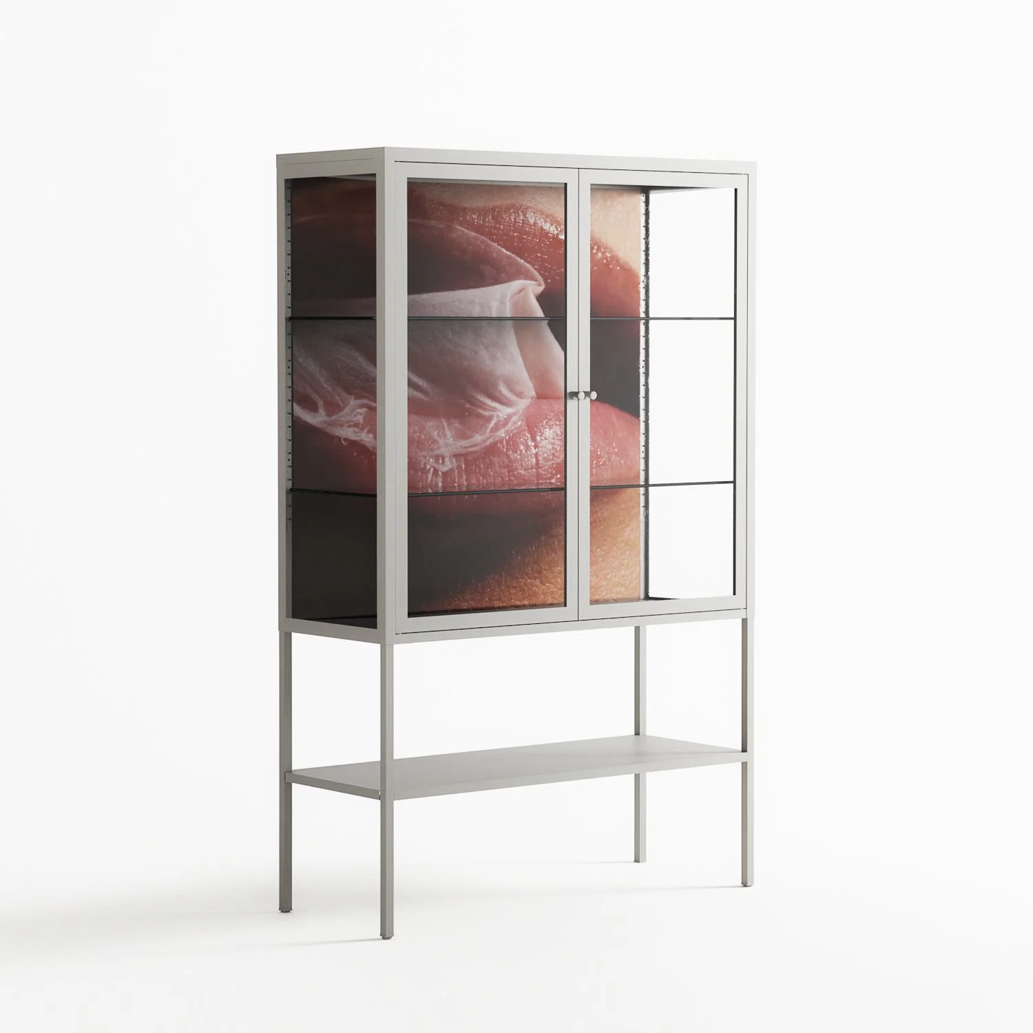Blow - Loft Cabinet - Nadia Ryder - Chalk - Clear glass - Image 4