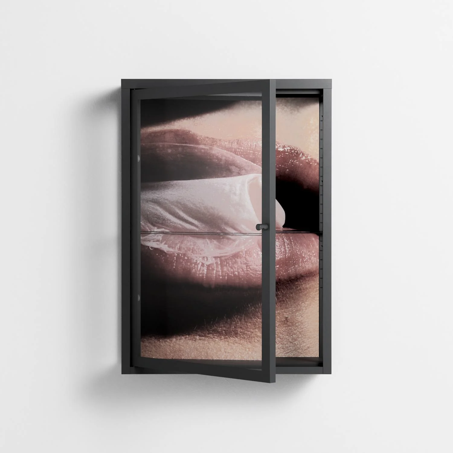 Blow - Wall Cabinet - Nadia Ryder - Antracite - Clear glass - Image 2