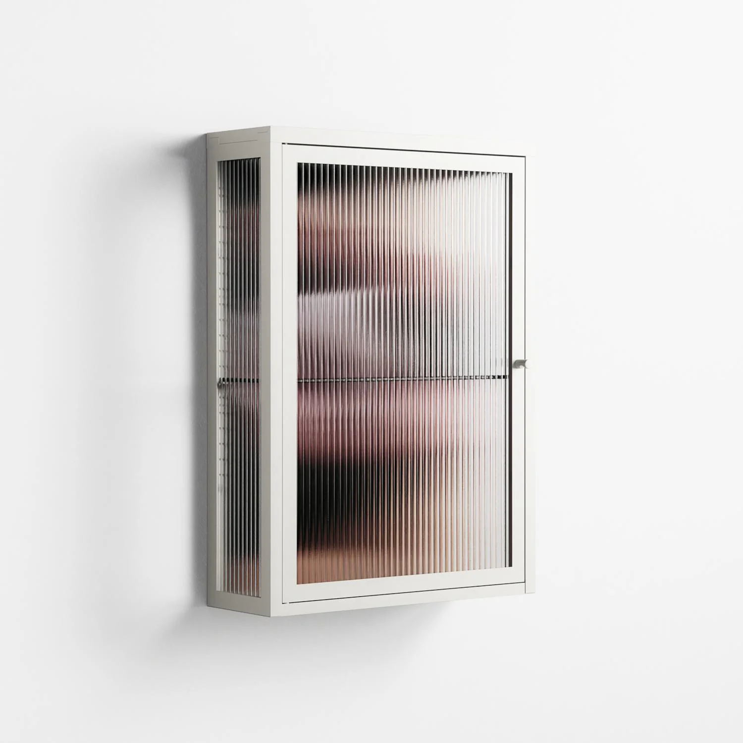 Blow - Wall Cabinet - Nadia Ryder - Chalk - Reeded glass - Image 4