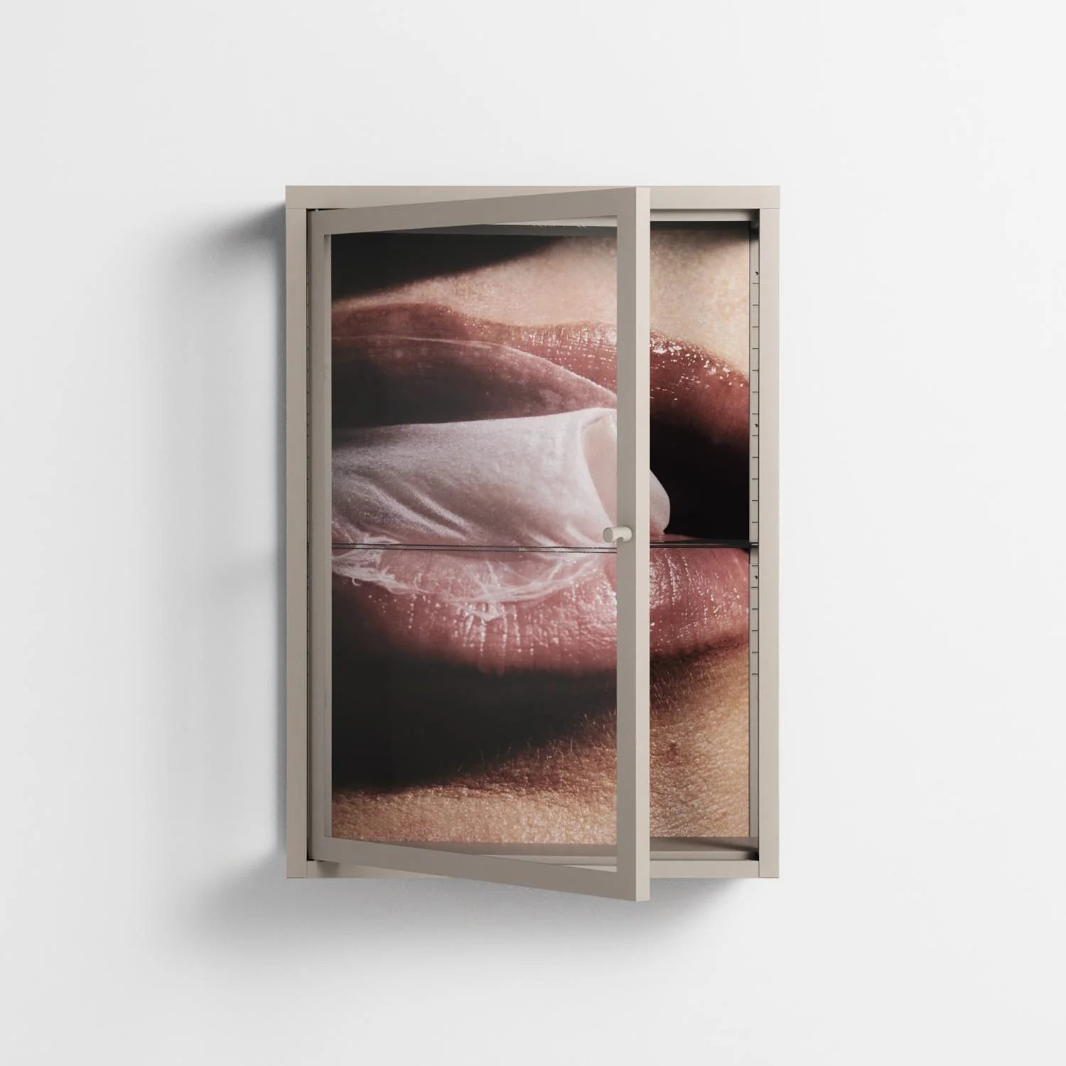 Blow - Wall Cabinet - Nadia Ryder - Pebble - Clear glass - Image 2