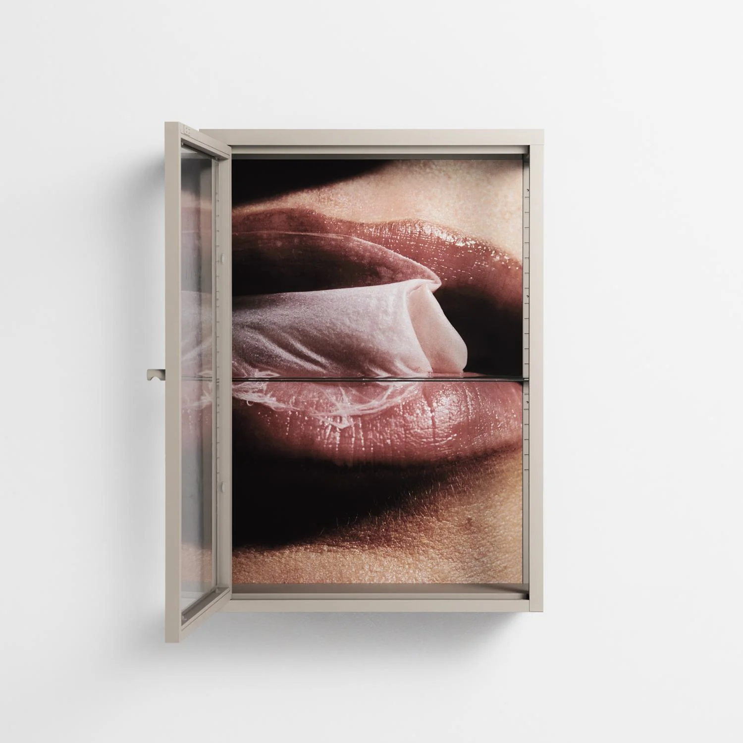 Blow - Wall Cabinet - Nadia Ryder - Pebble - Clear glass - Image 3