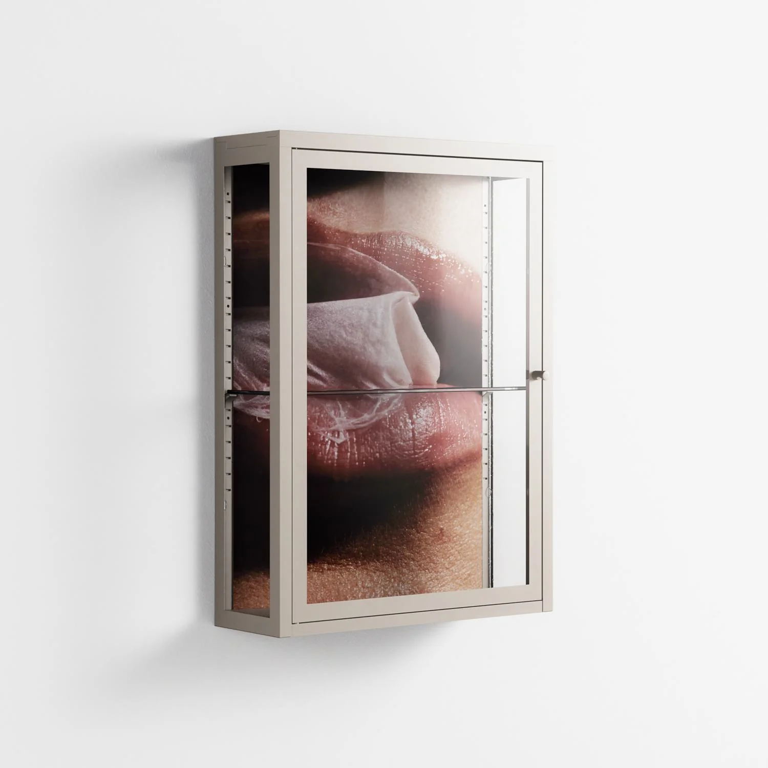 Blow - Wall Cabinet - Nadia Ryder - Pebble - Clear glass - Image 4