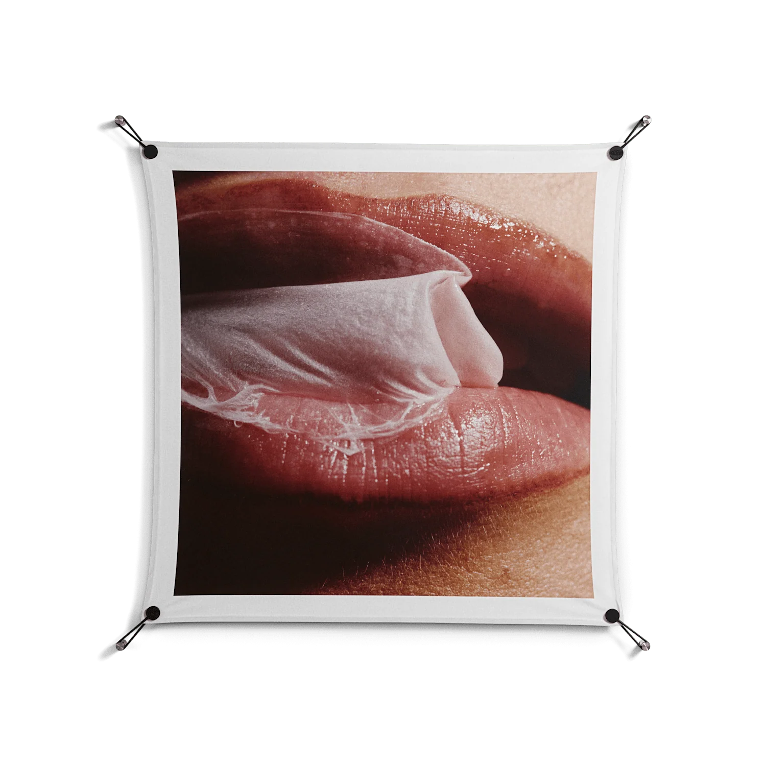 Blow - Work On Wall - Nadia Ryder - Black - 90 x 90 cm