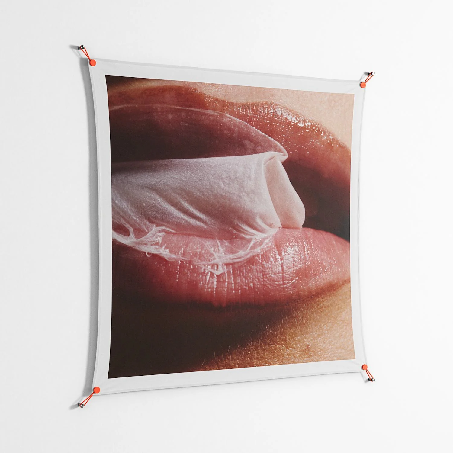 Blow - Work On Wall - Nadia Ryder - Orange - 140 x 140 cm - Image 2