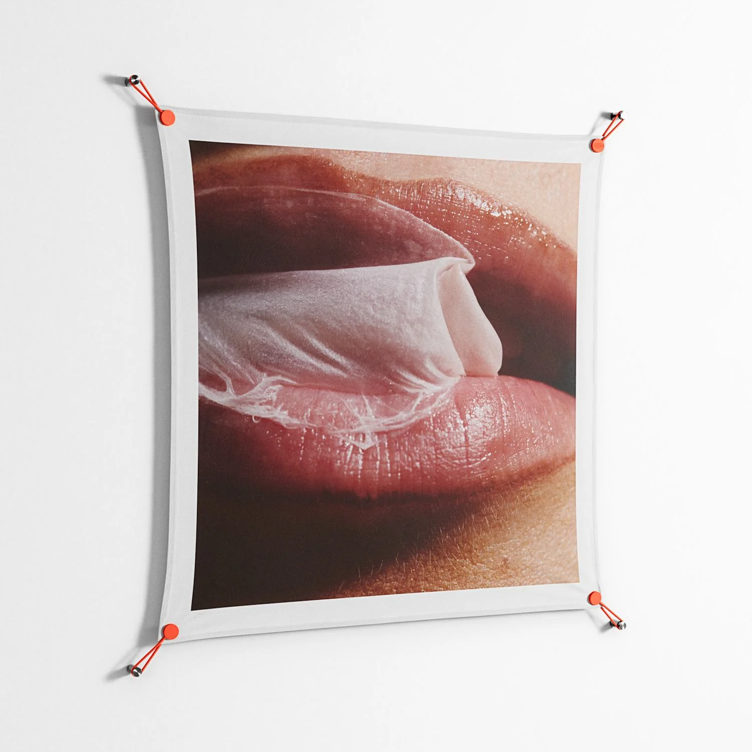 Blow - Work On Wall - Nadia Ryder - Orange - 90 x 90 cm - Image 2
